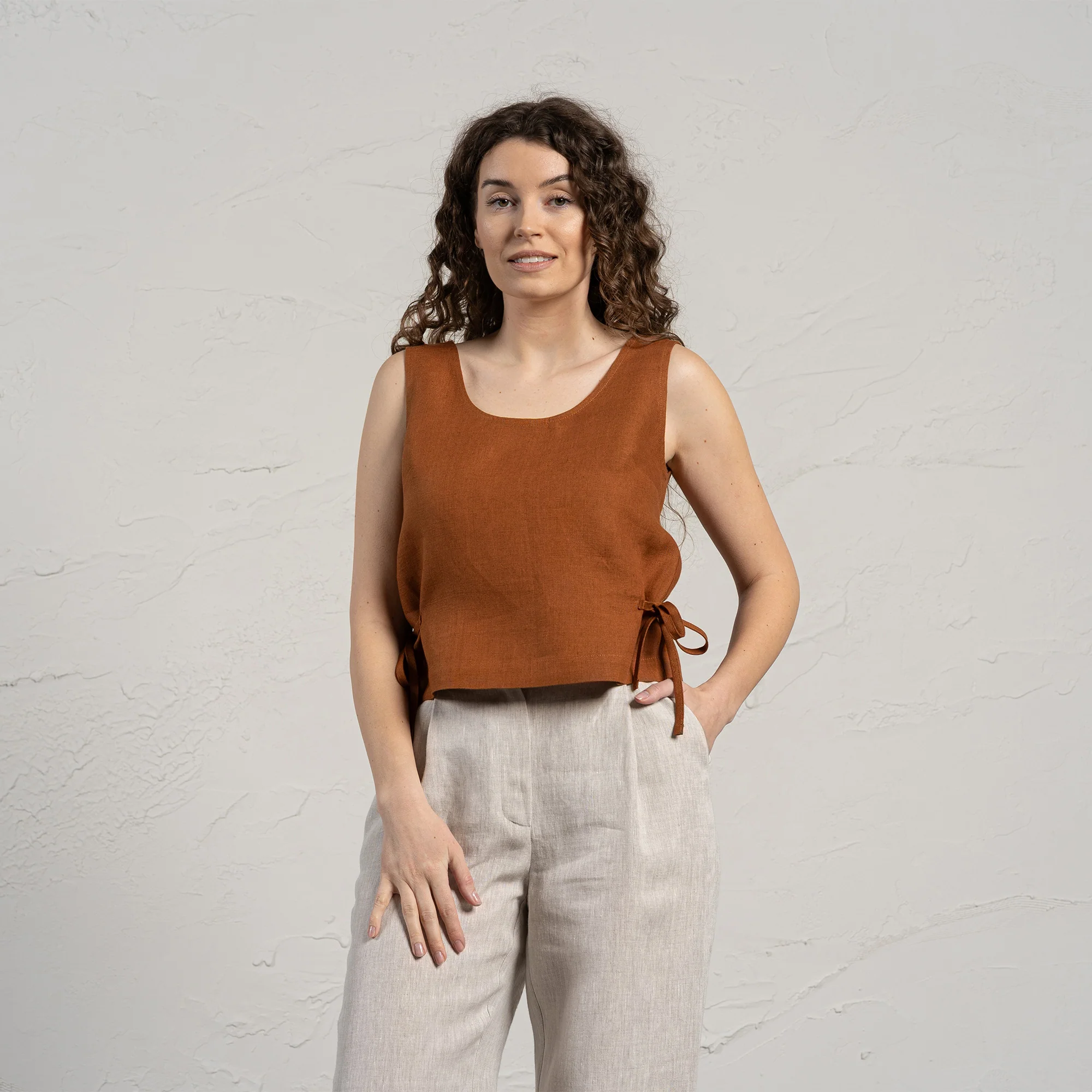 Bow Side Tie Top Audrey - Image 5
