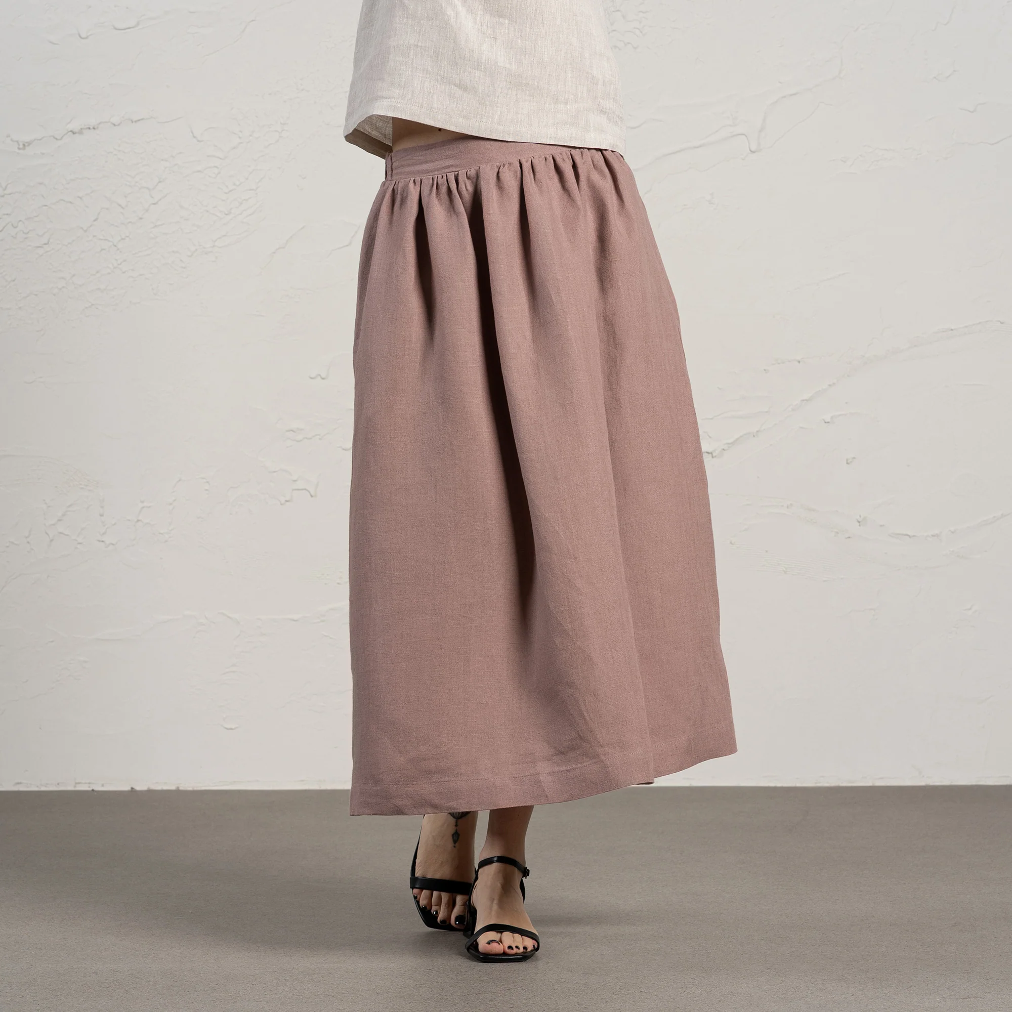 Linen Maxi Skirt Sophia - Image 12