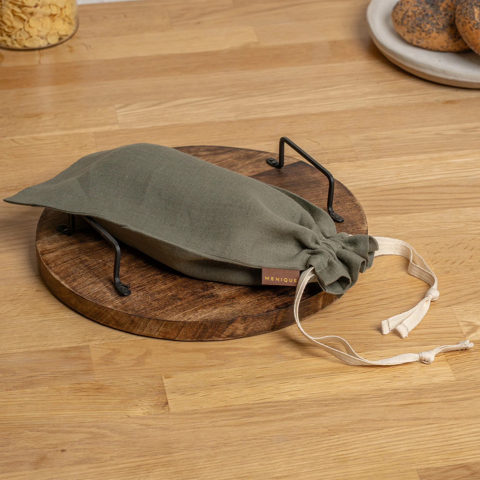 Reusable Linen Bread Bag - Image 7