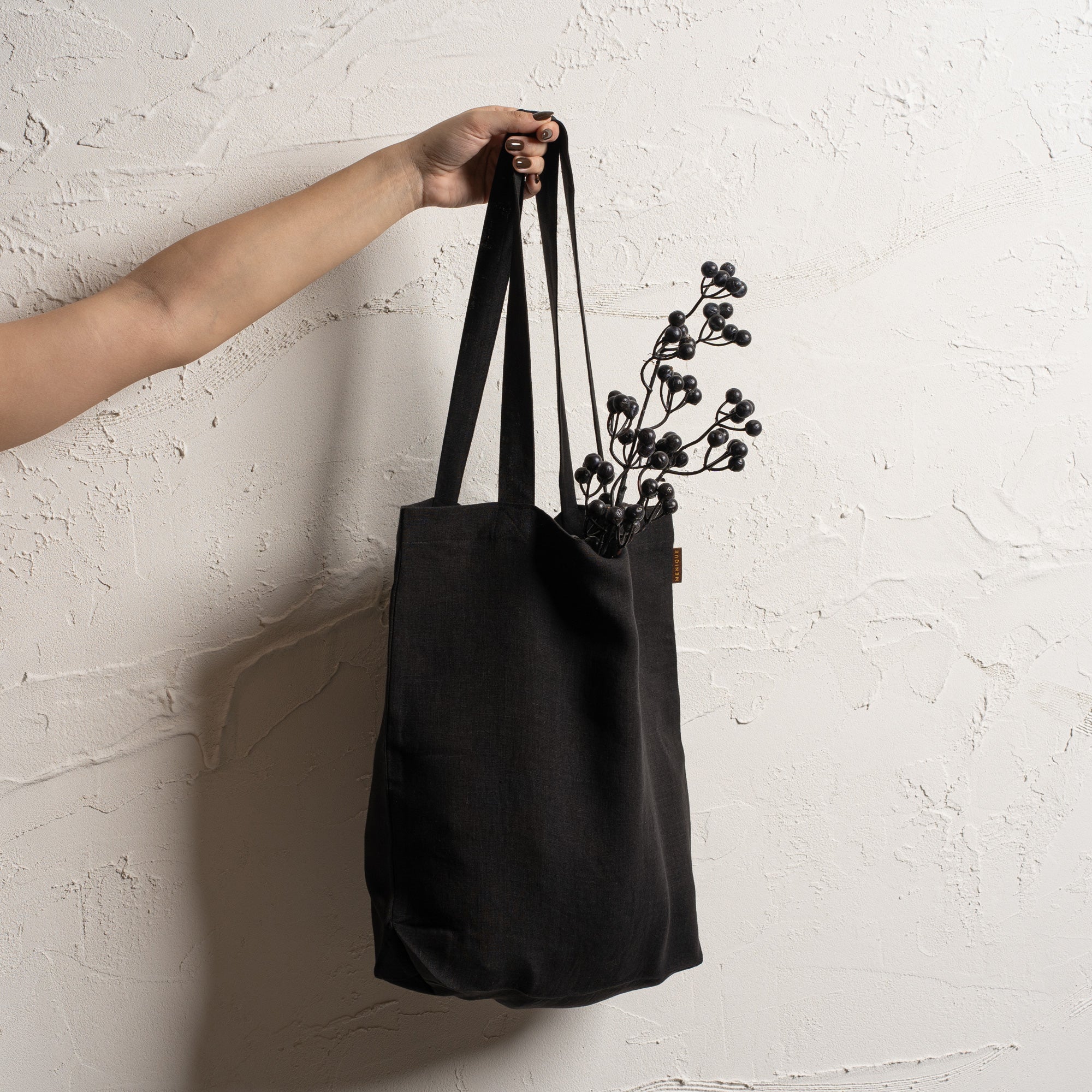 Reusable Linen Tote Bag - Image 8