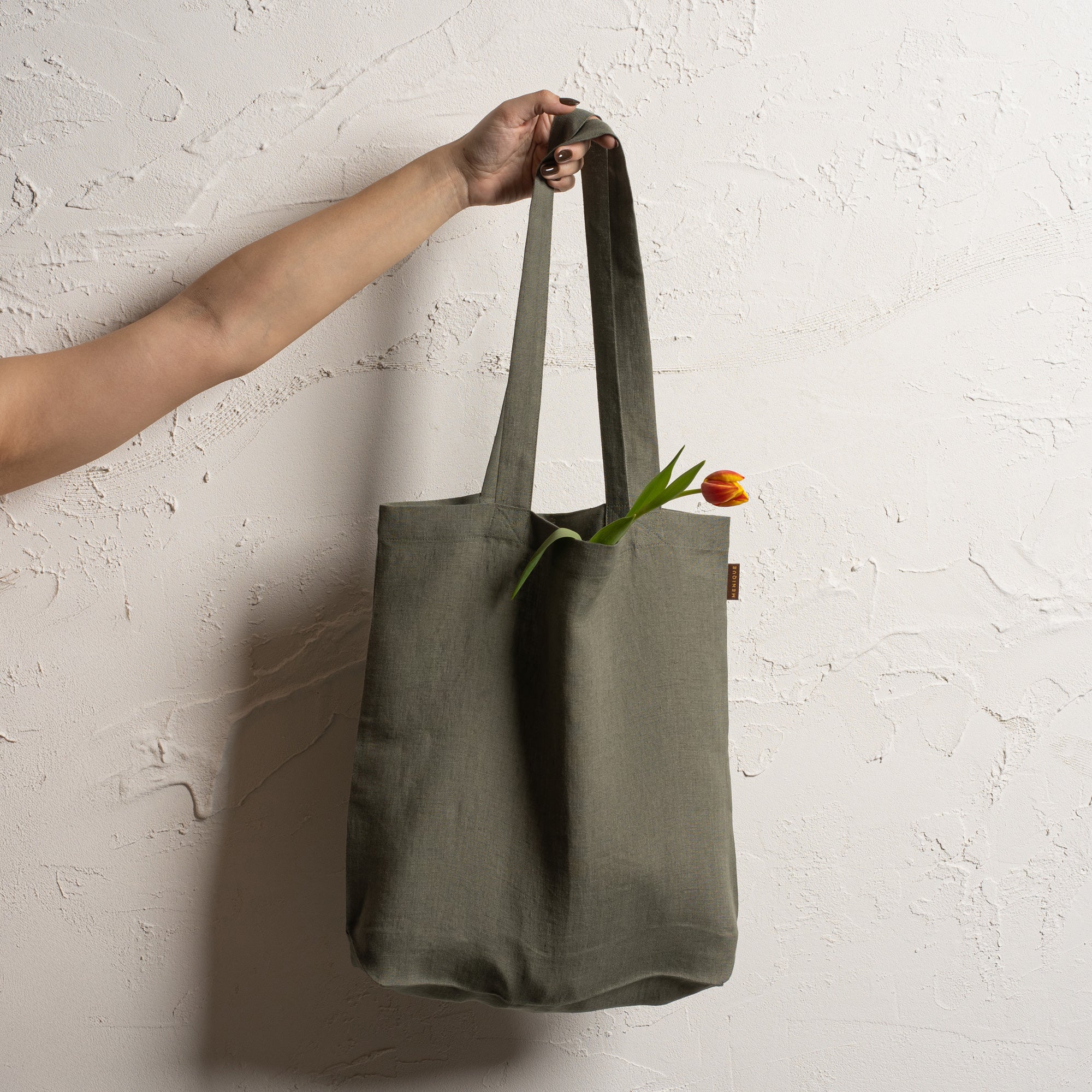 Reusable Linen Tote Bag - Image 10