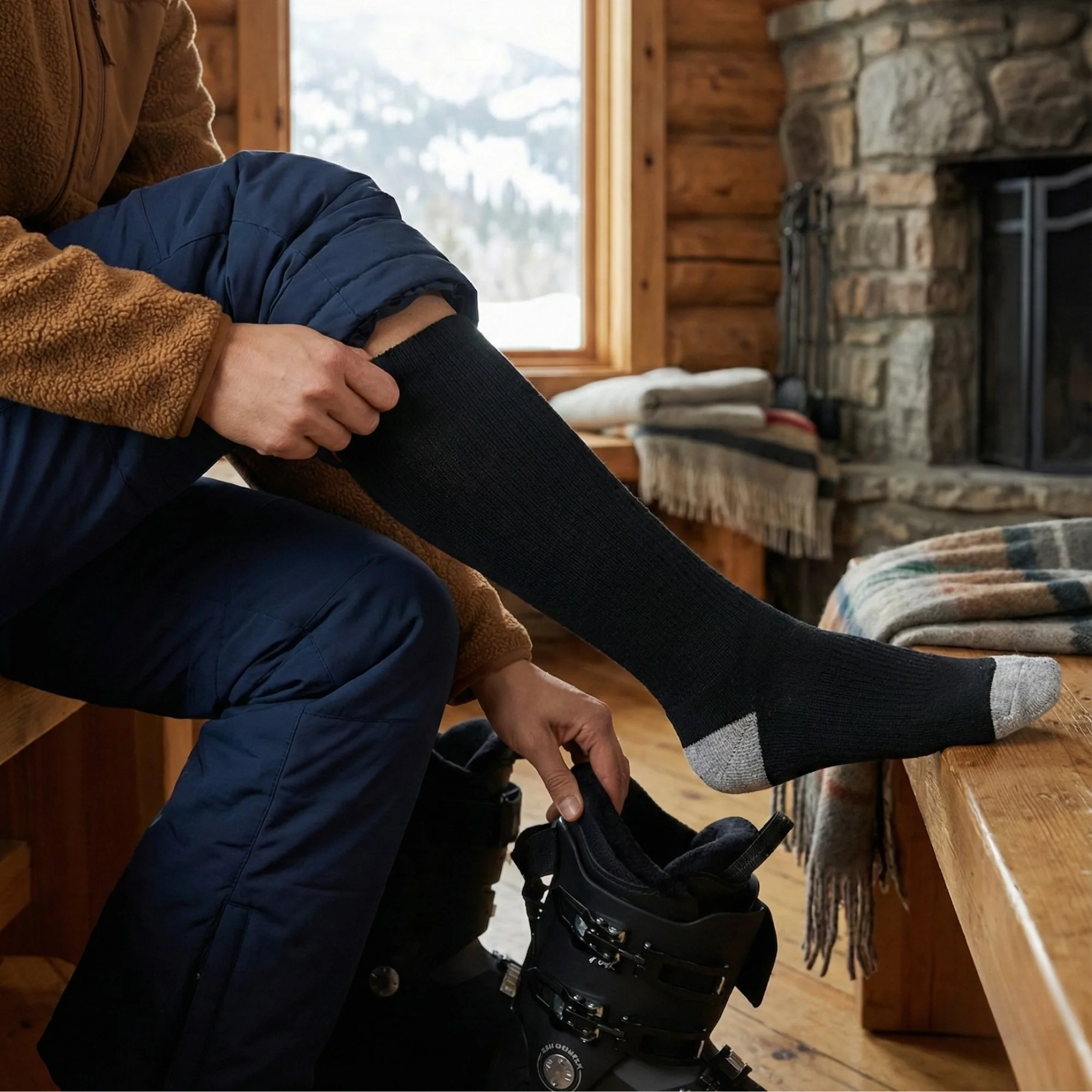 High Performance Ski Socks For Men - Image 6