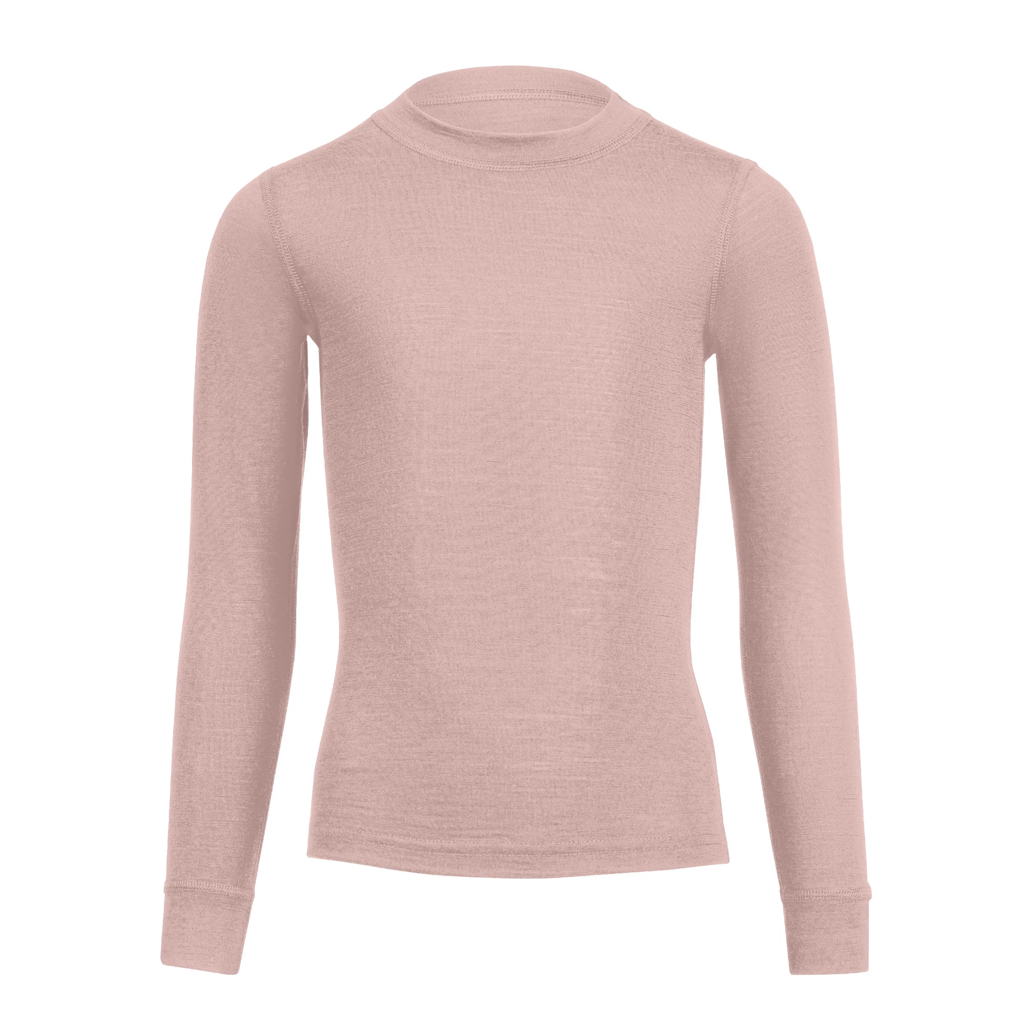 Kids' 160 Thermal Long Sleeve Crew Dusty Pink - Image 5