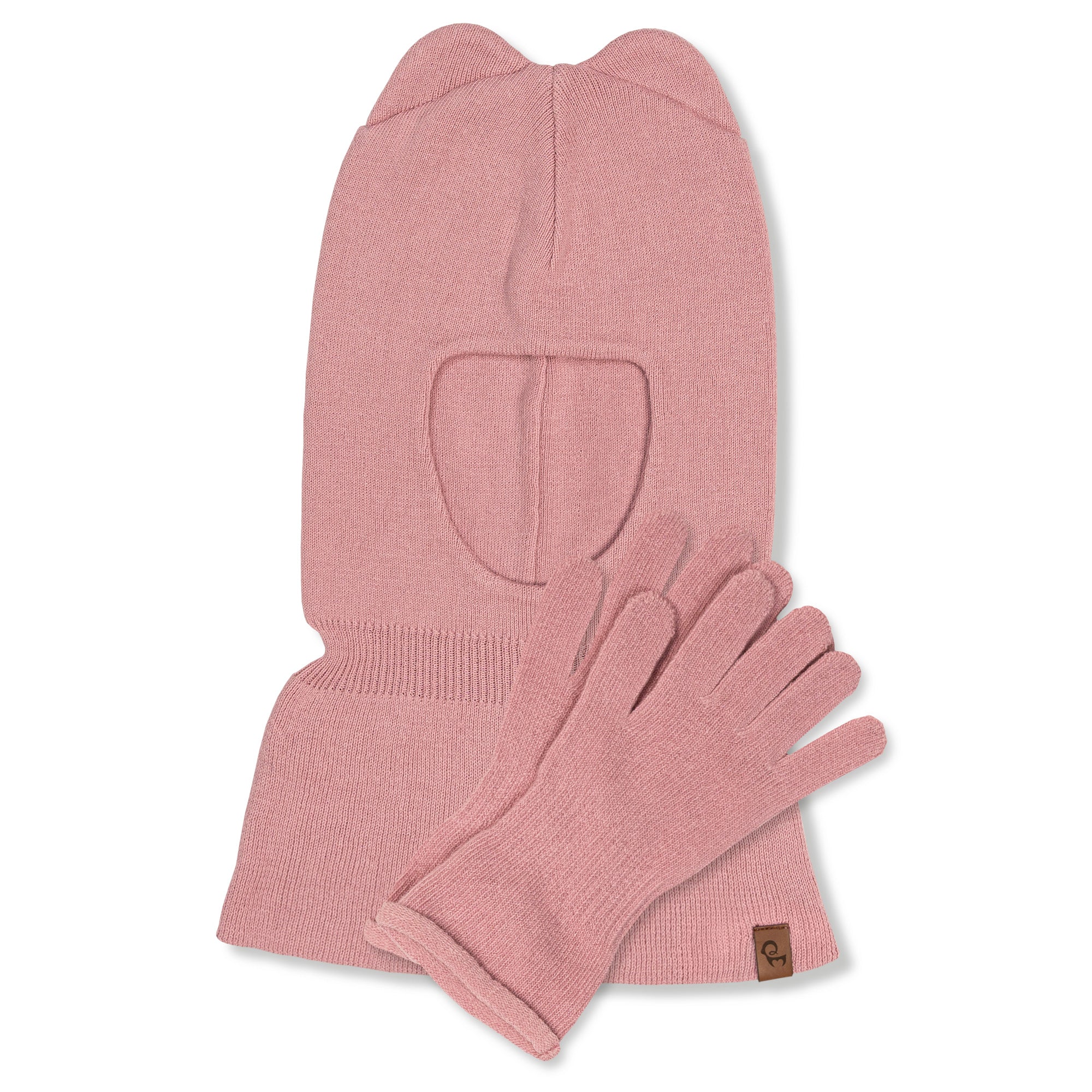 Kids' Knit Balaclava & Gloves Cotton 2-Piece - Image 3