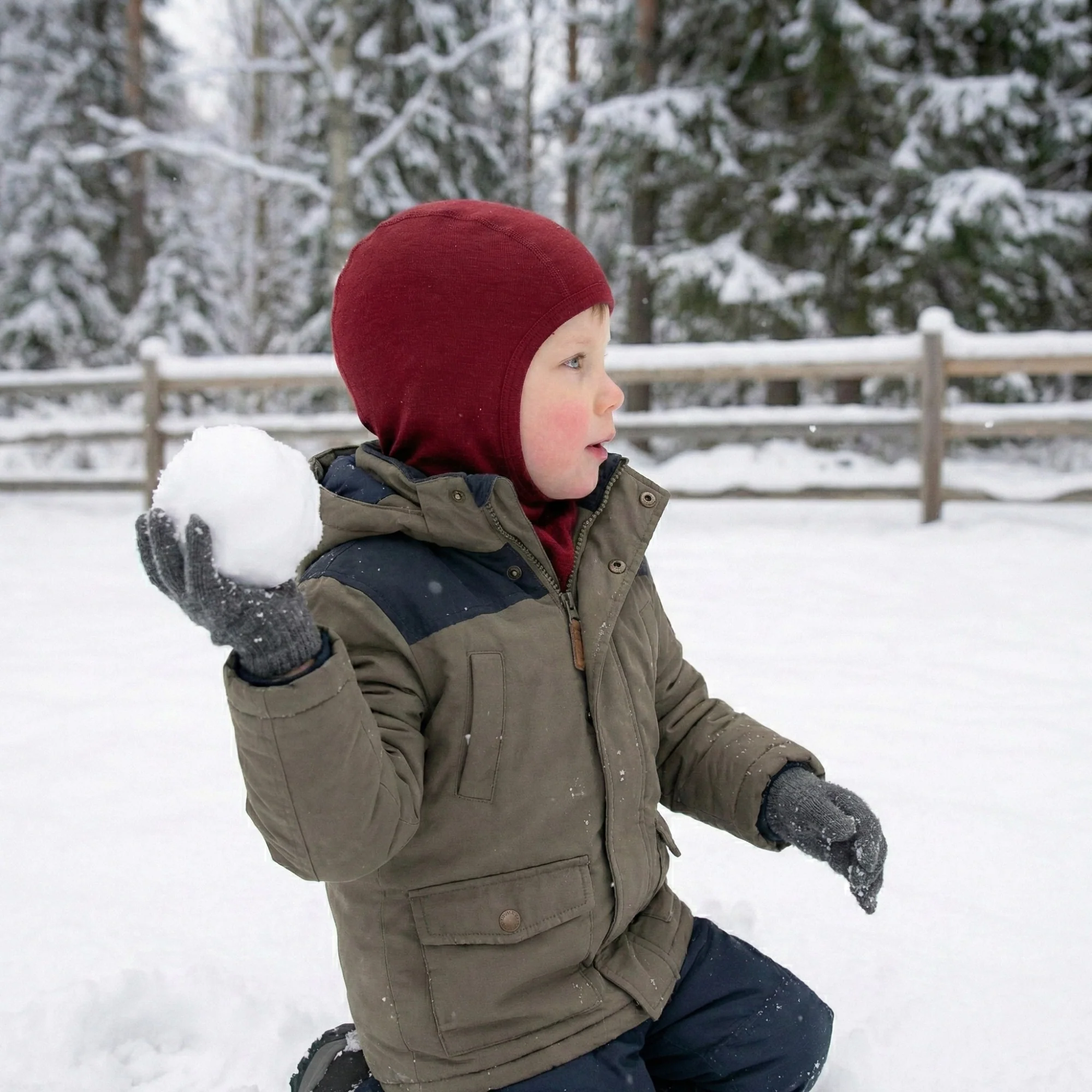 160 Merino Wool Balaclava for Kids - Image 5