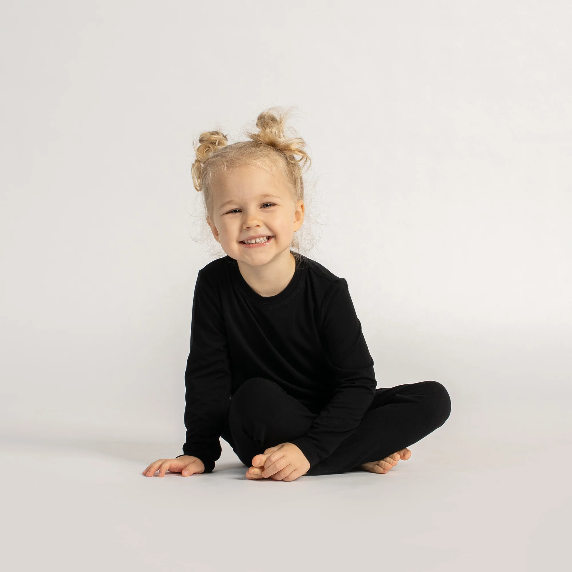 Kids' Soft Bamboo Long Sleeve & Bottom 2-Piece Set - Image 13