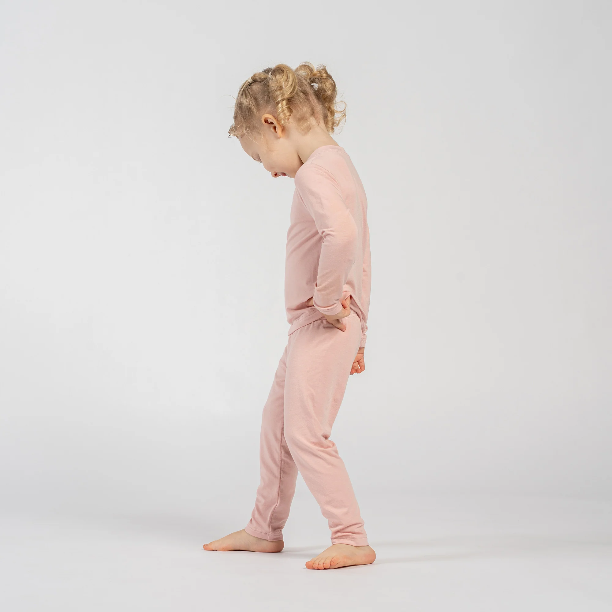 Kids' Soft Bamboo Long Sleeve & Bottom 2-Piece Set - Image 10
