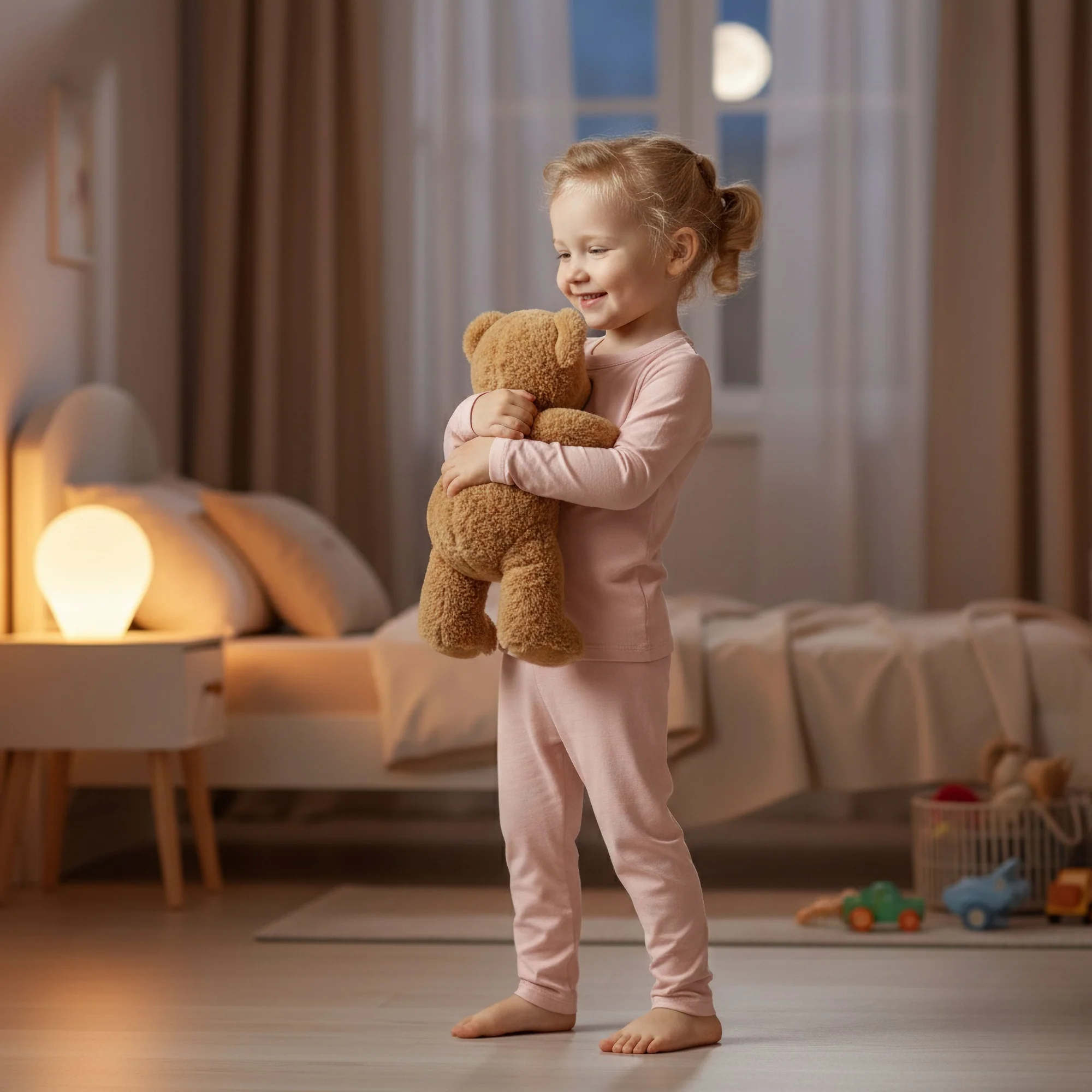 Kids' Bamboo Long Sleeve & Bottom 2-Piece Pajama - Image 12
