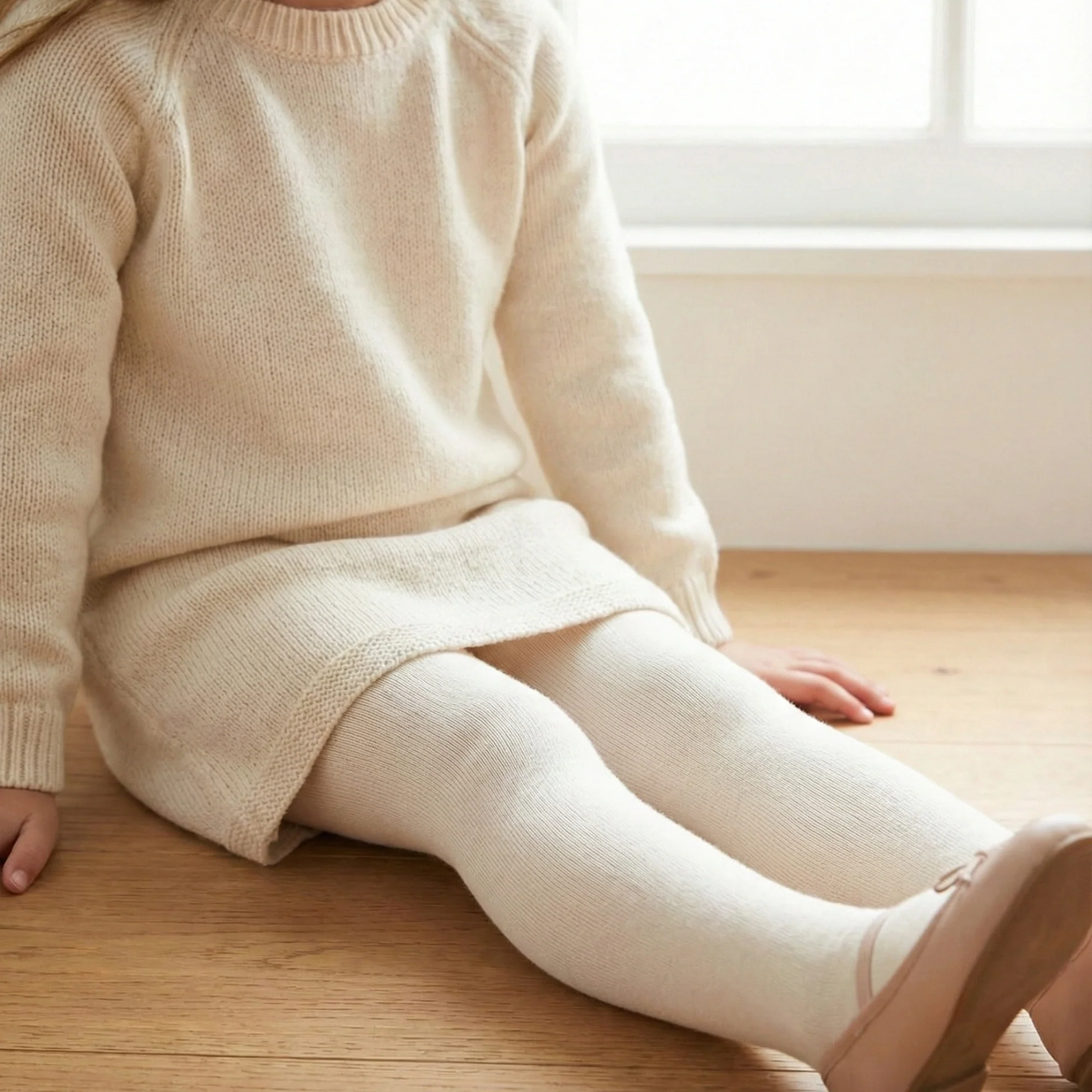 Kids' Cotton Tights - Image 3