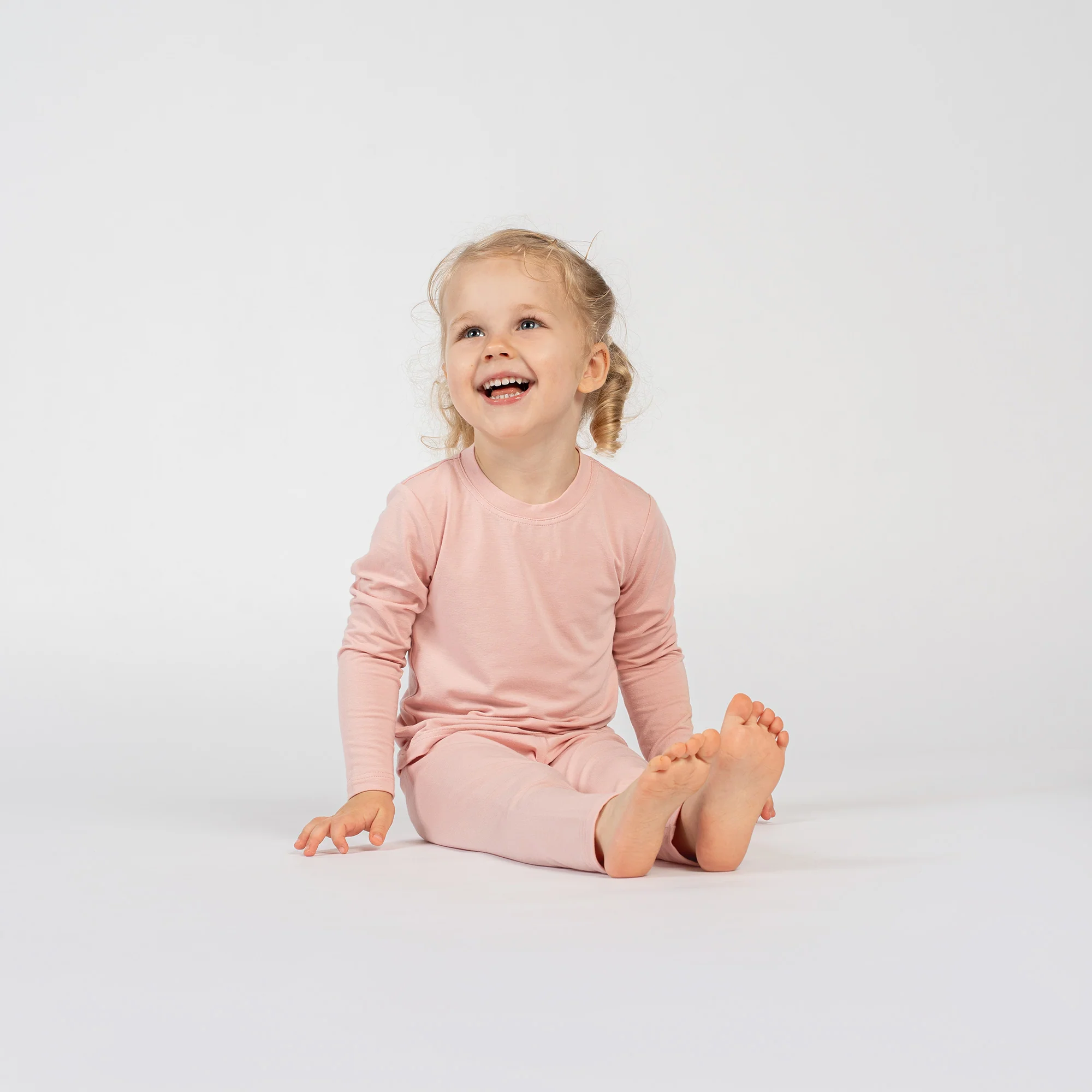 Kids' Soft Bamboo Long Sleeve & Bottom 2-Piece Set - Image 9