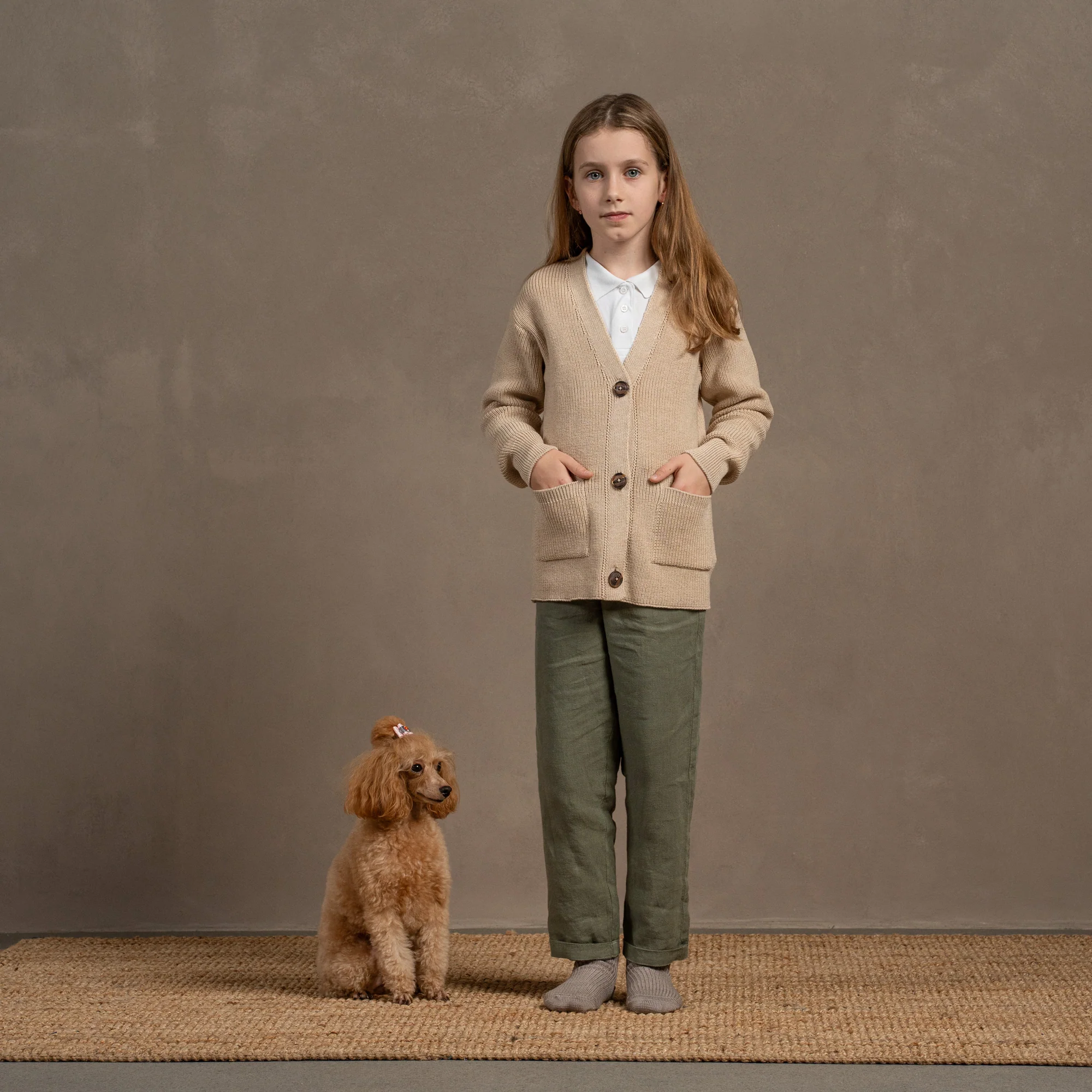 Kids' Merino Wool Cardigan Cleo - Image 4