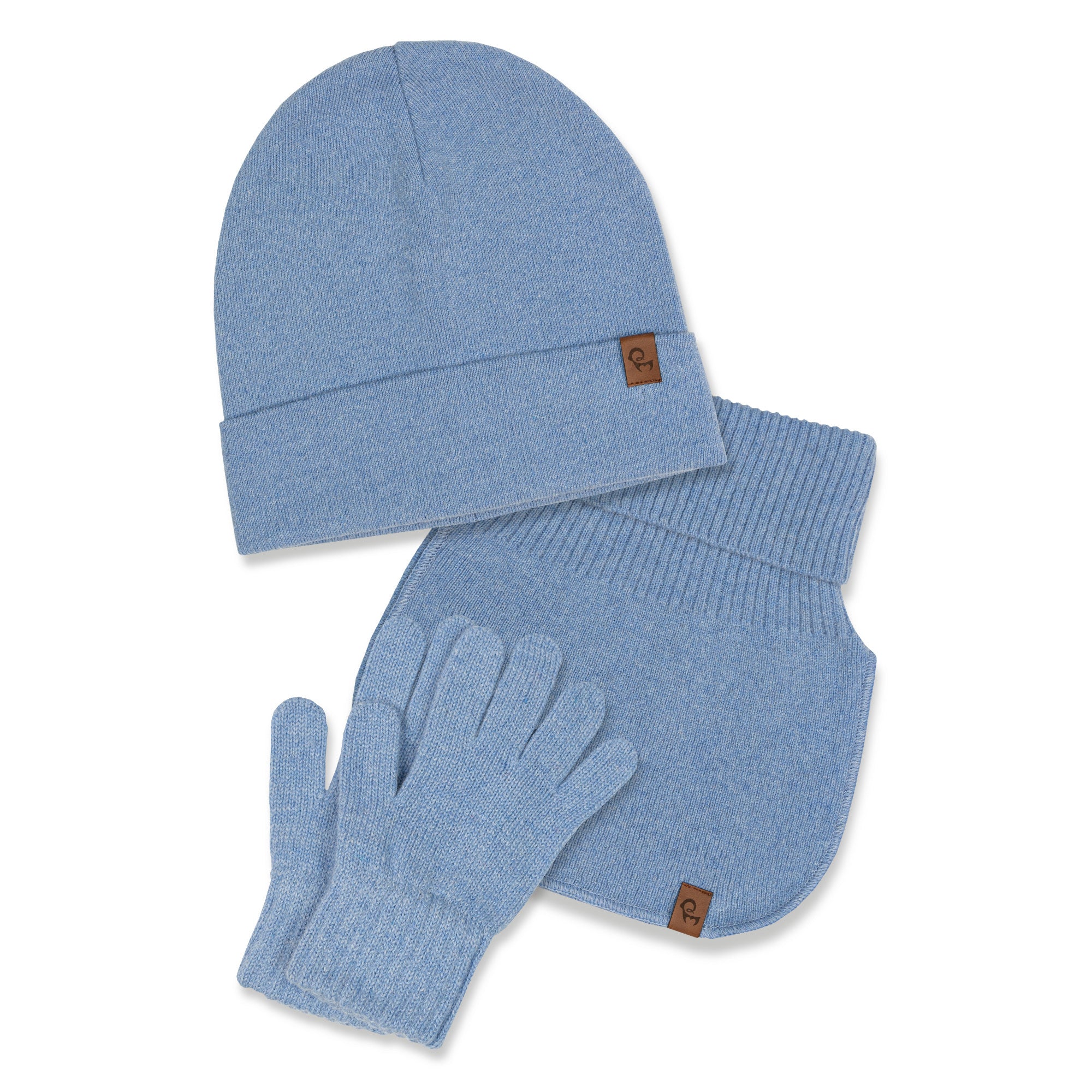Kids' Knit Beanie, Dickie & Gloves 3-Piece - Image 7