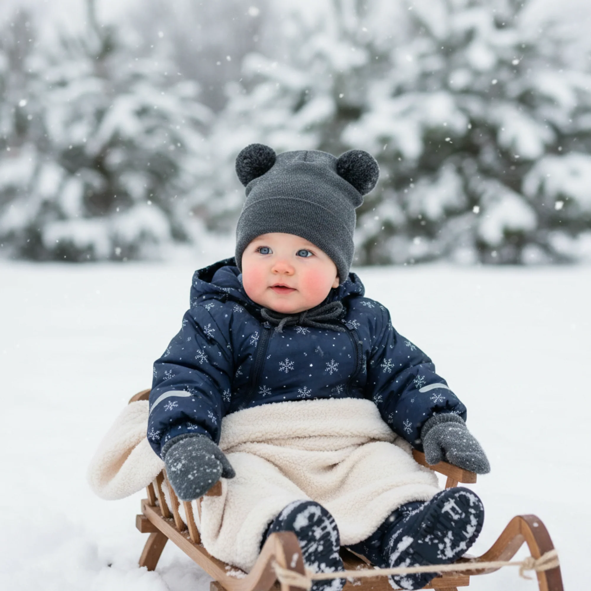 Kids' Knit Baby Beanie Cashmere Blend - Image 12
