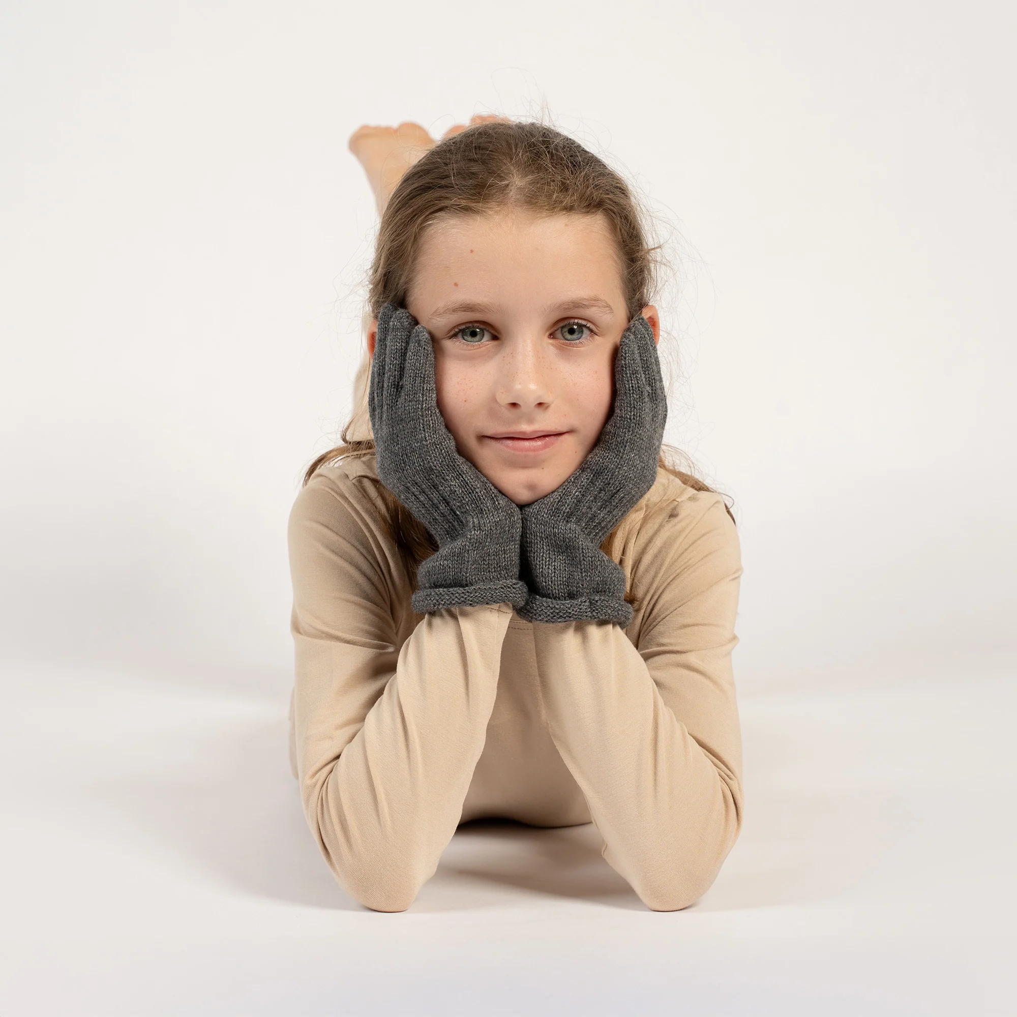 Kids' Knit Merino Gloves - Image 6