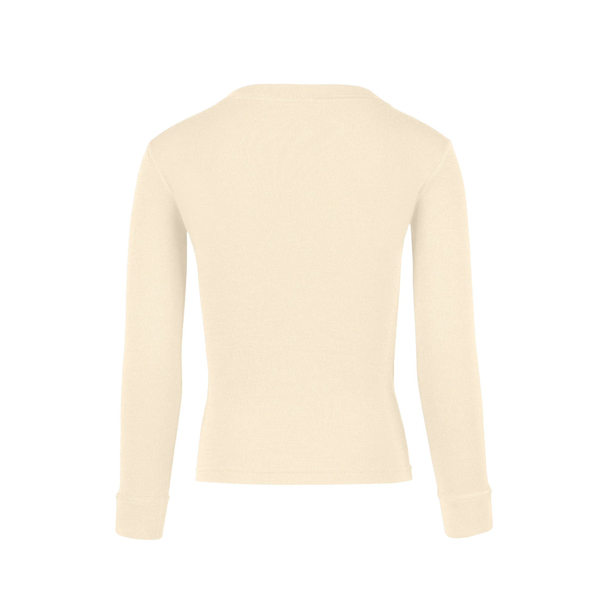 Kids' 250 Thermal Long Sleeve Crew Natural - Image 4