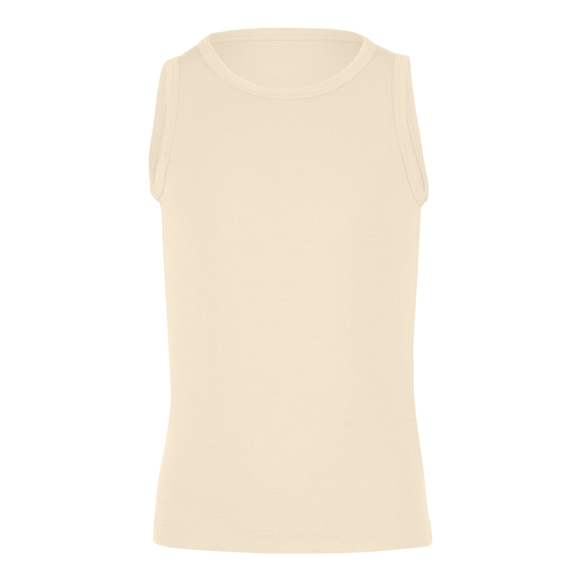 Kids' Merino Wool Singlet Tank Top Natural - Image 5