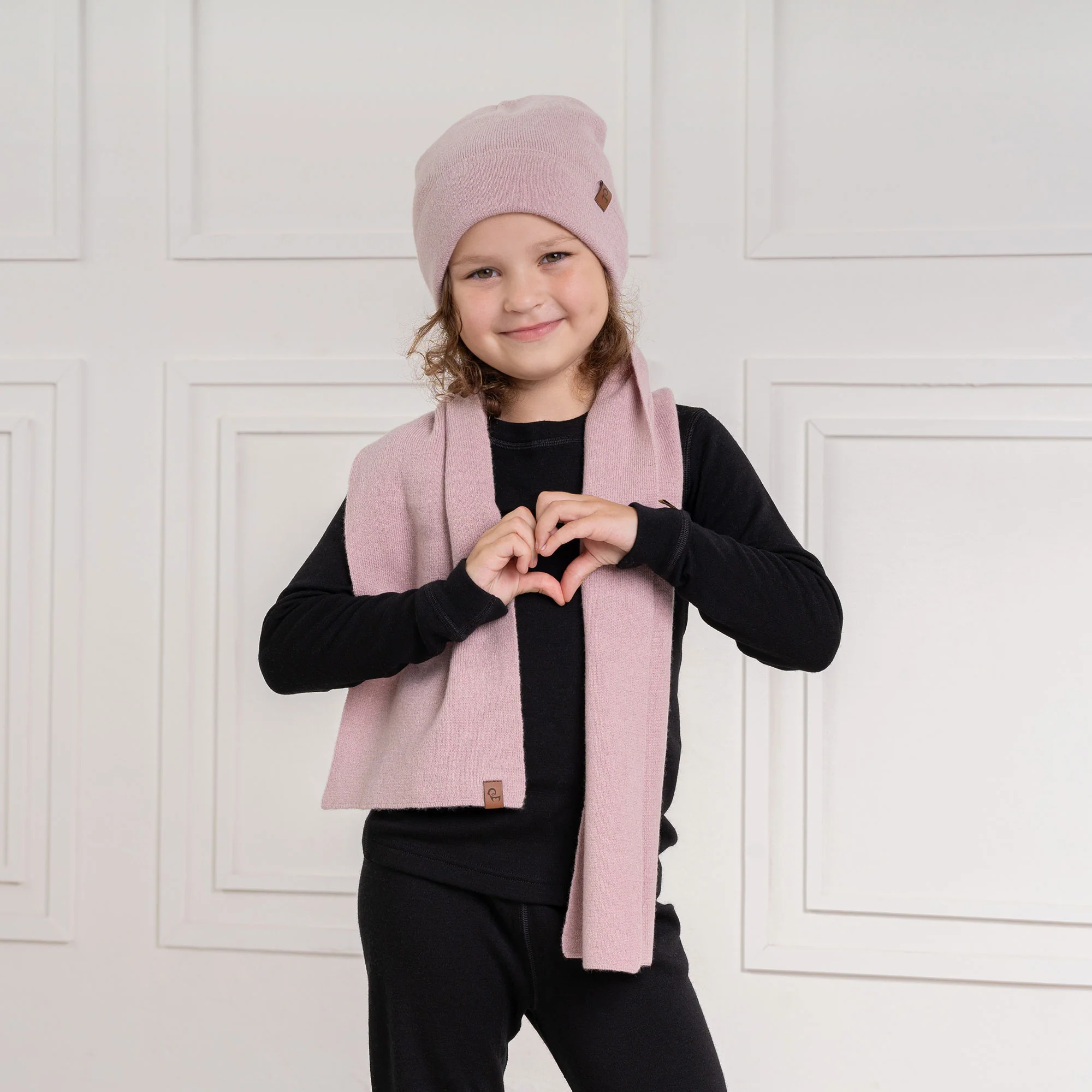 Kids' Knit Scarf Cashmere Blend - Image 3