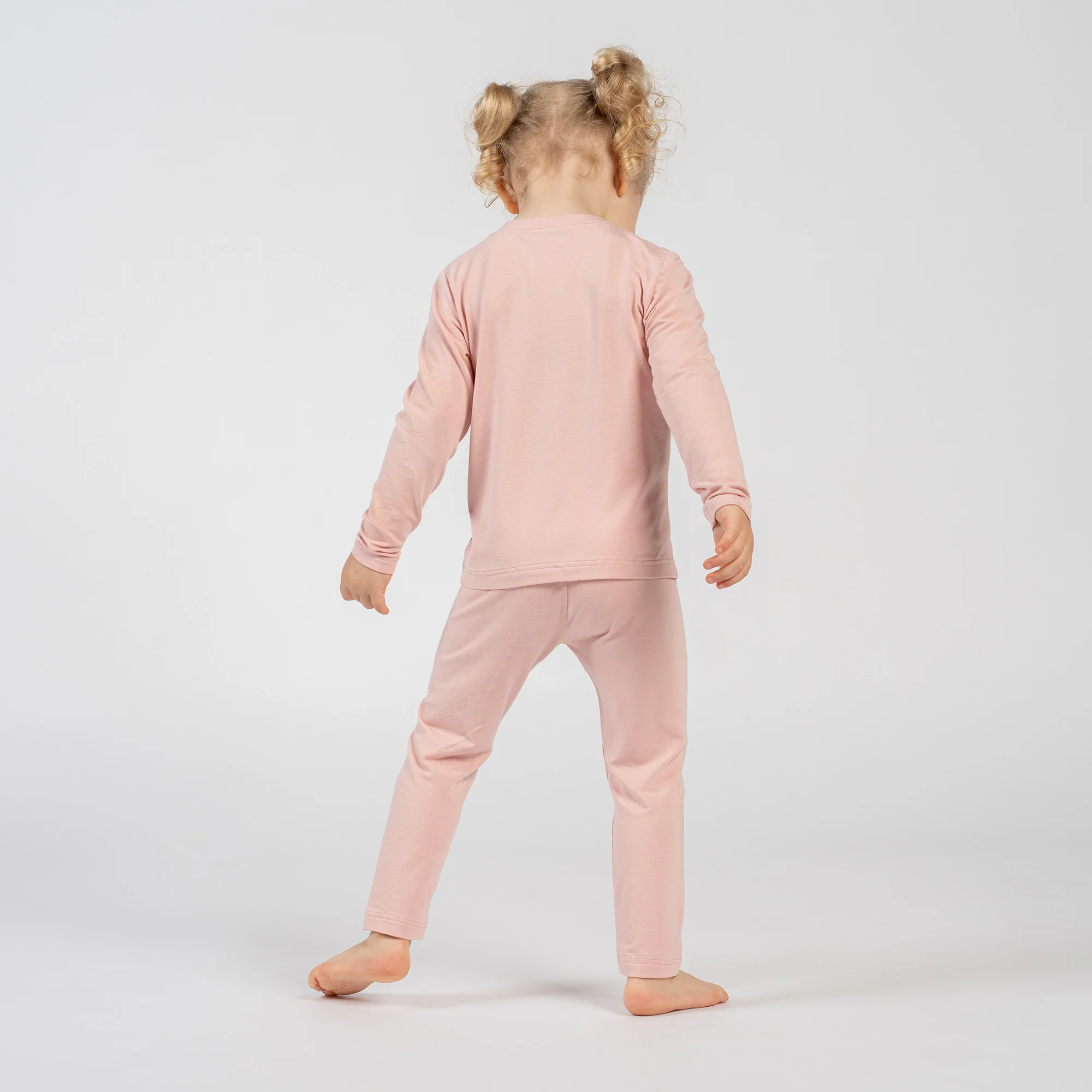 Kids' Soft Bamboo Long Sleeve & Bottom 2-Piece Set - Image 11