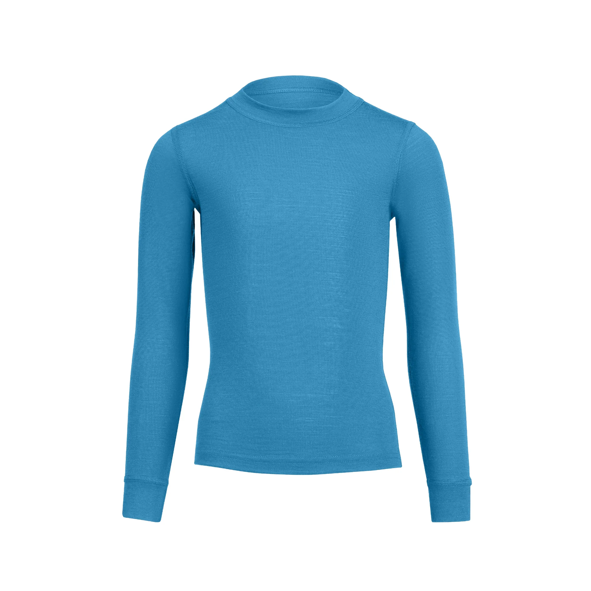 Kids' 160 Thermal Long Sleeve Crew Light Blue - Image 3