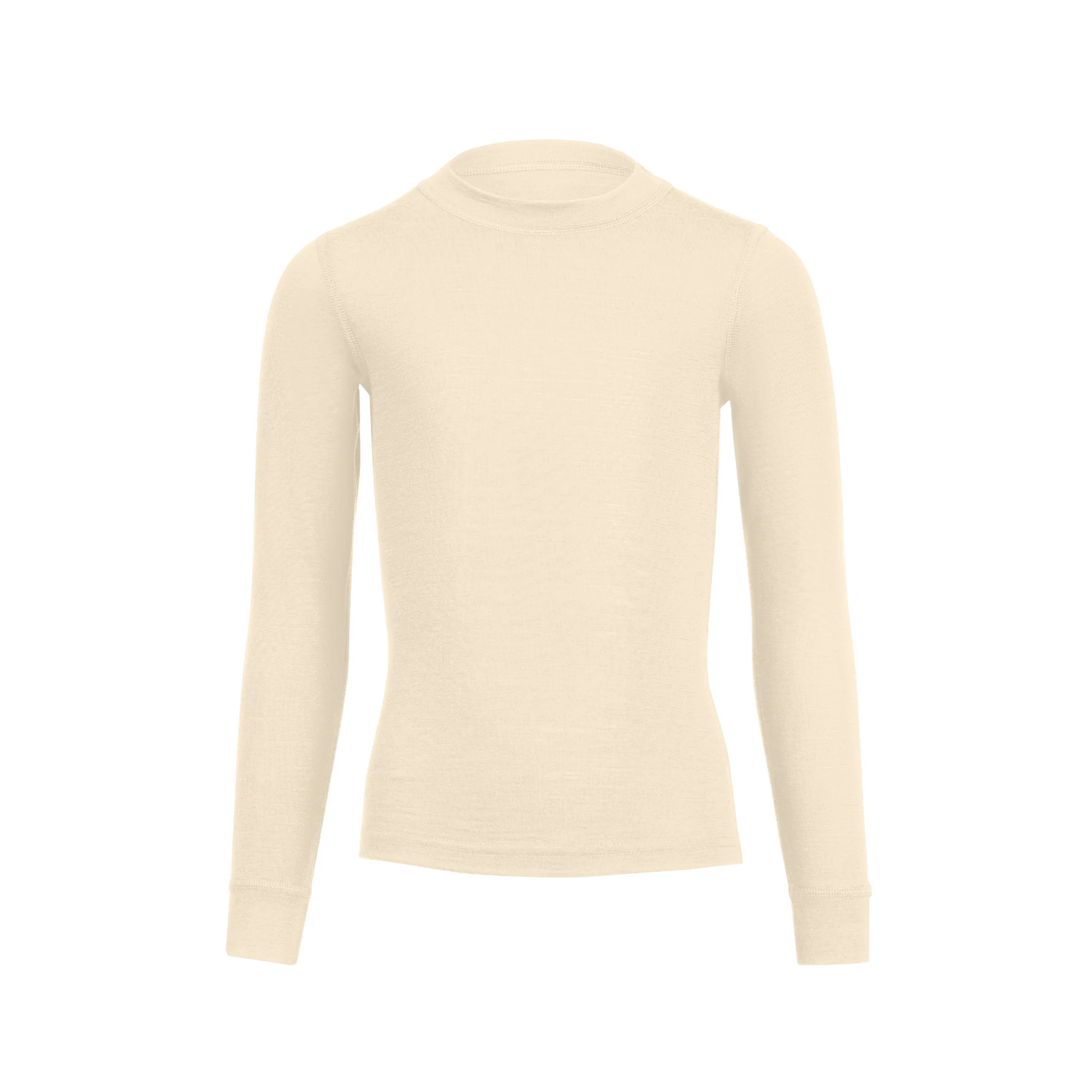 Kids' 160 Thermal Long Sleeve Crew Natural - Image 3
