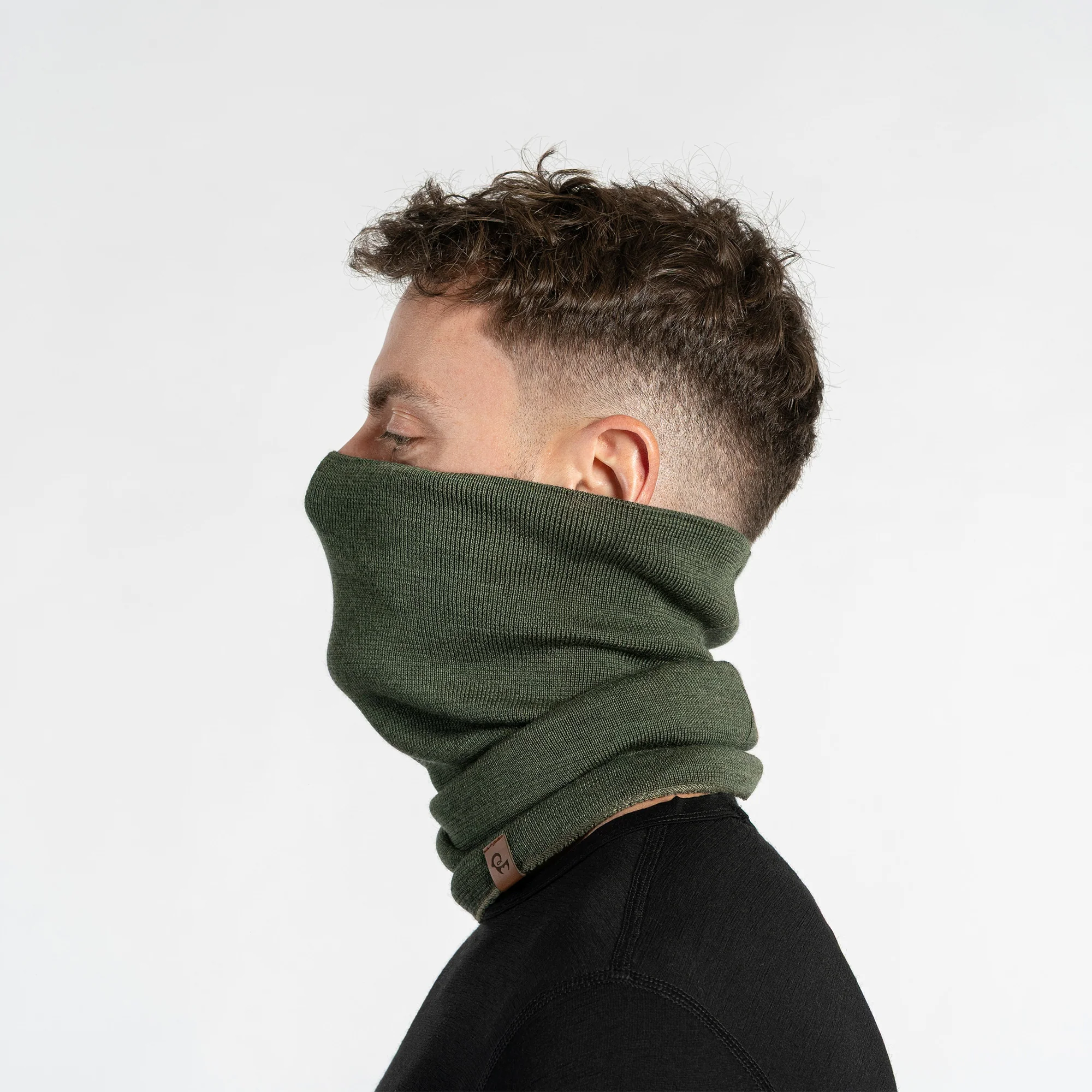 Knit Merino Liner Neck Gaiter for Men - Image 13