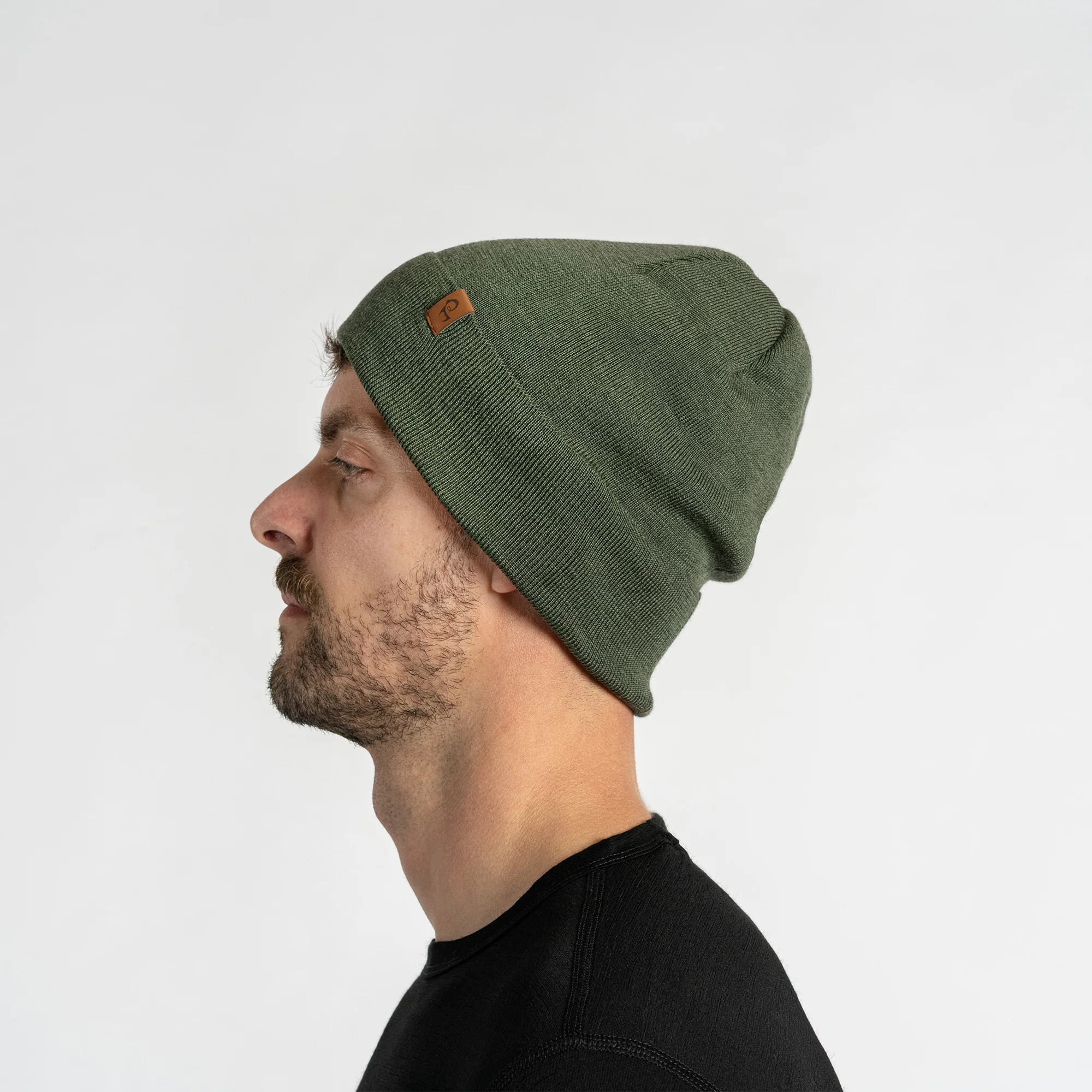 Knitted Merino Liner Beanie For Men - Image 11