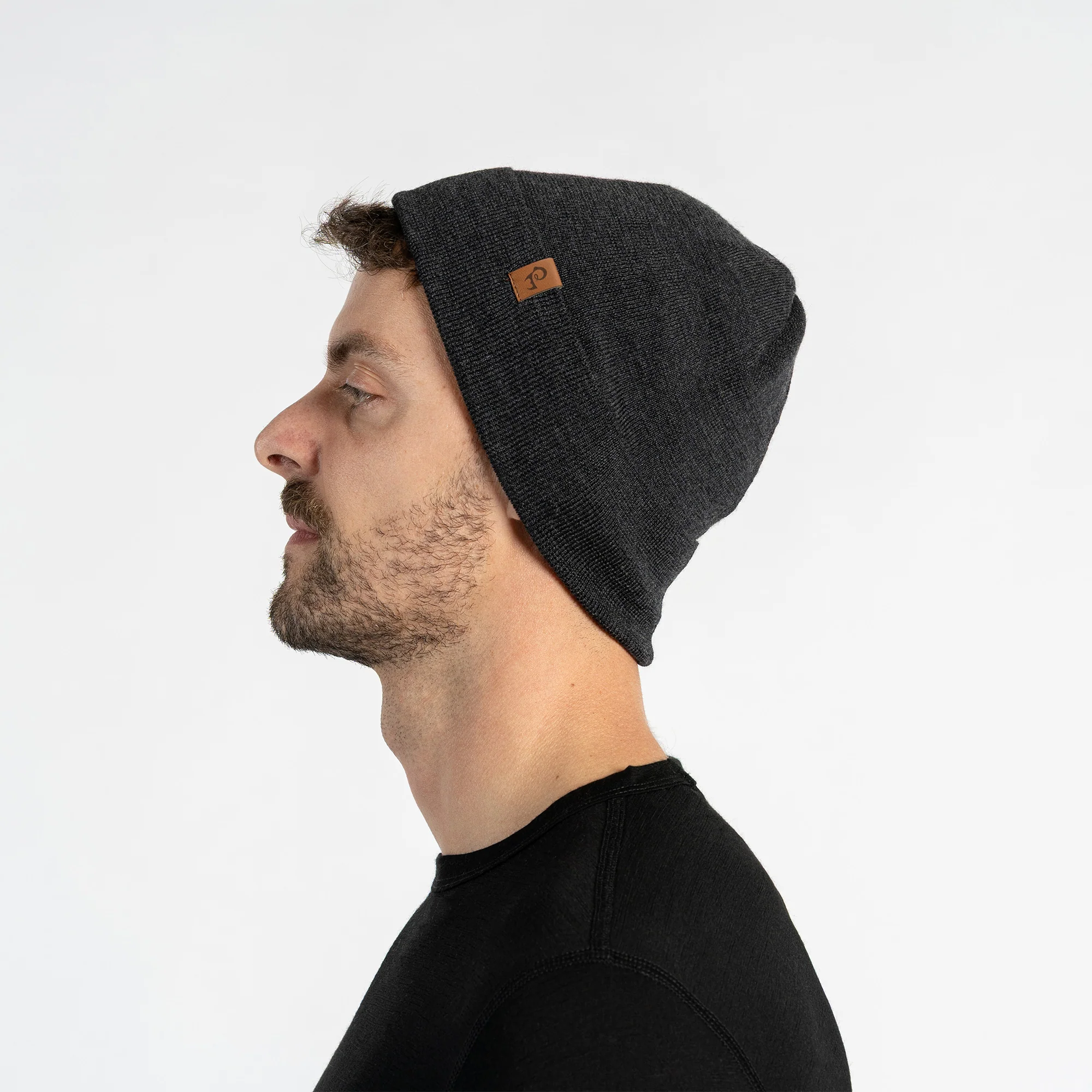 Knitted Merino Liner Beanie For Men - Image 7