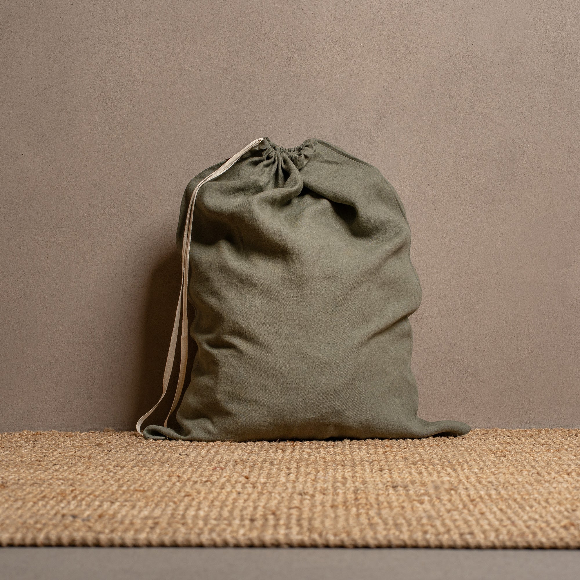 Linen Laundry Bag with Drawstrings - Image 5