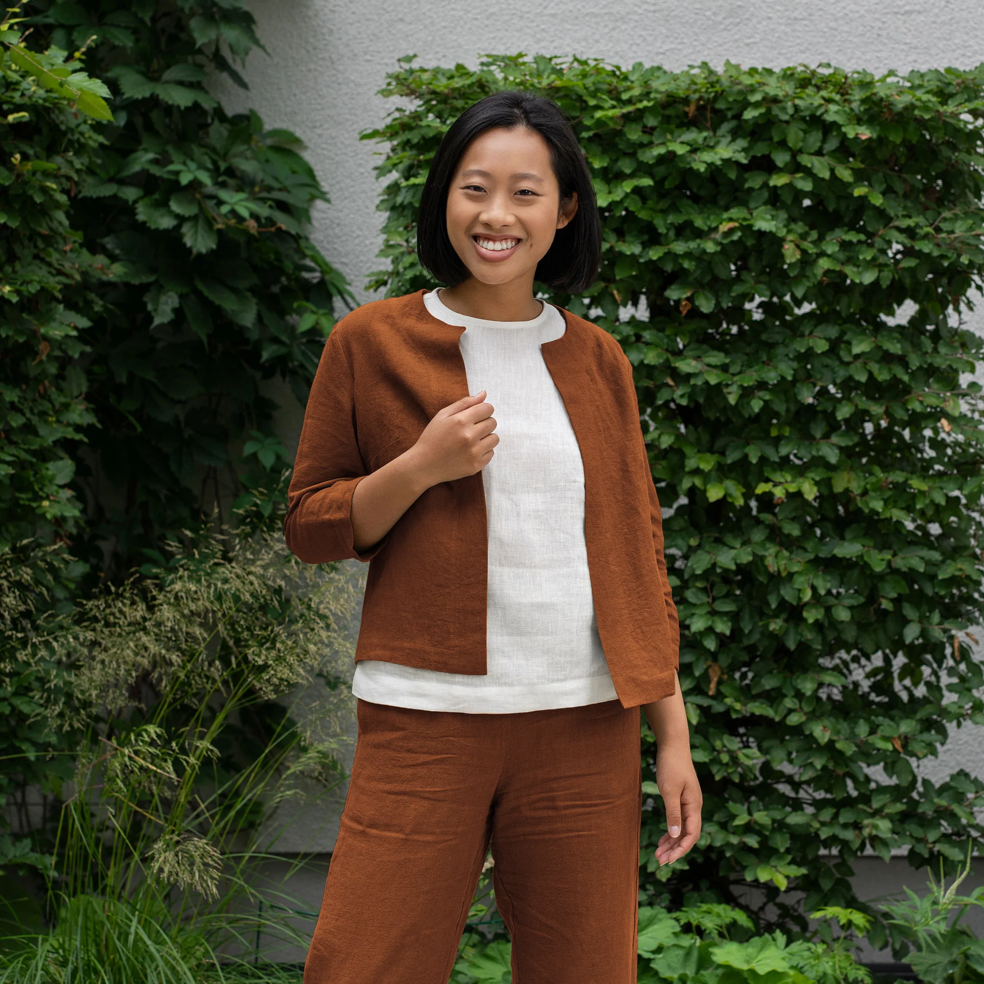 Linen Relaxed Blazer Eden - Image 10