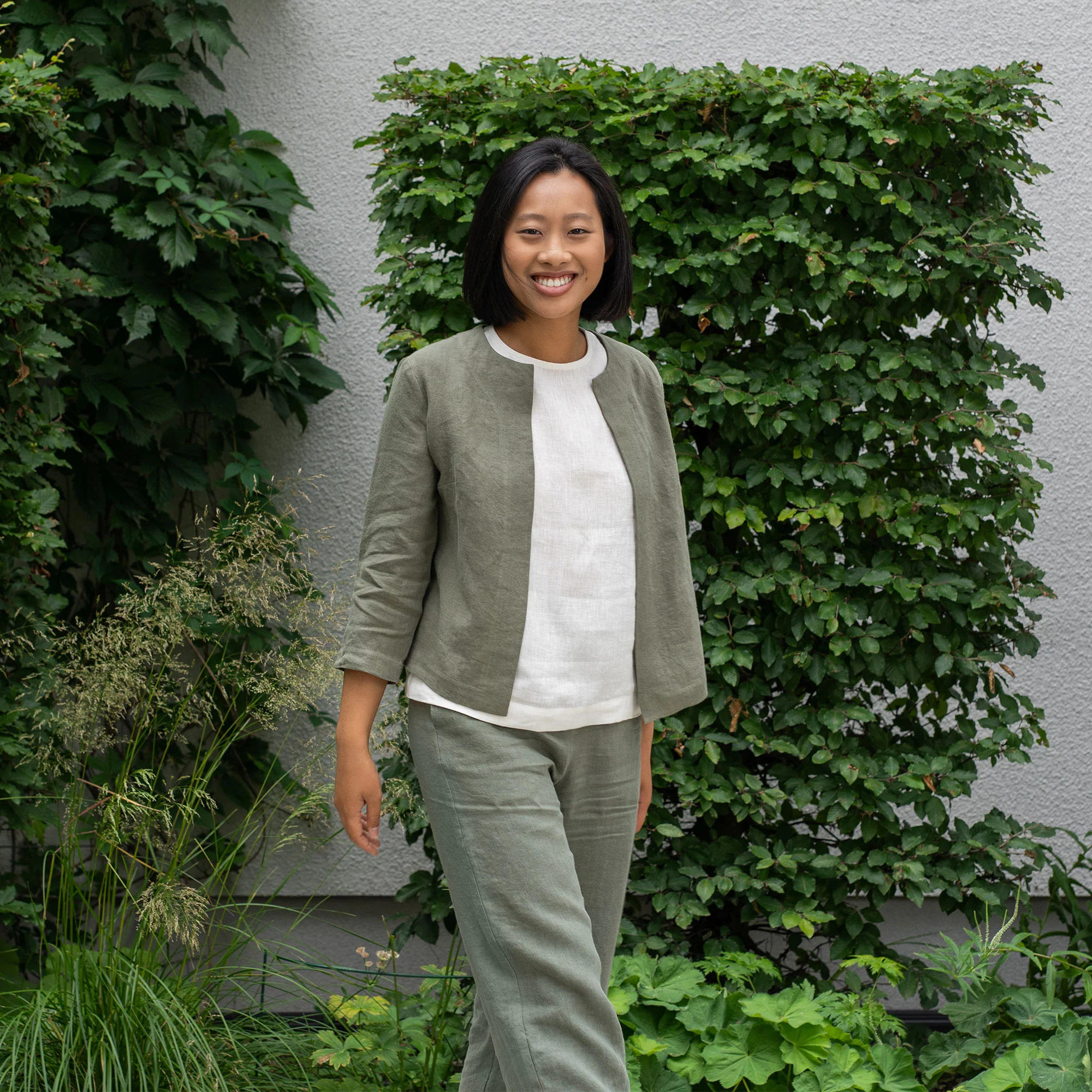 Linen Relaxed Blazer Eden - Image 6