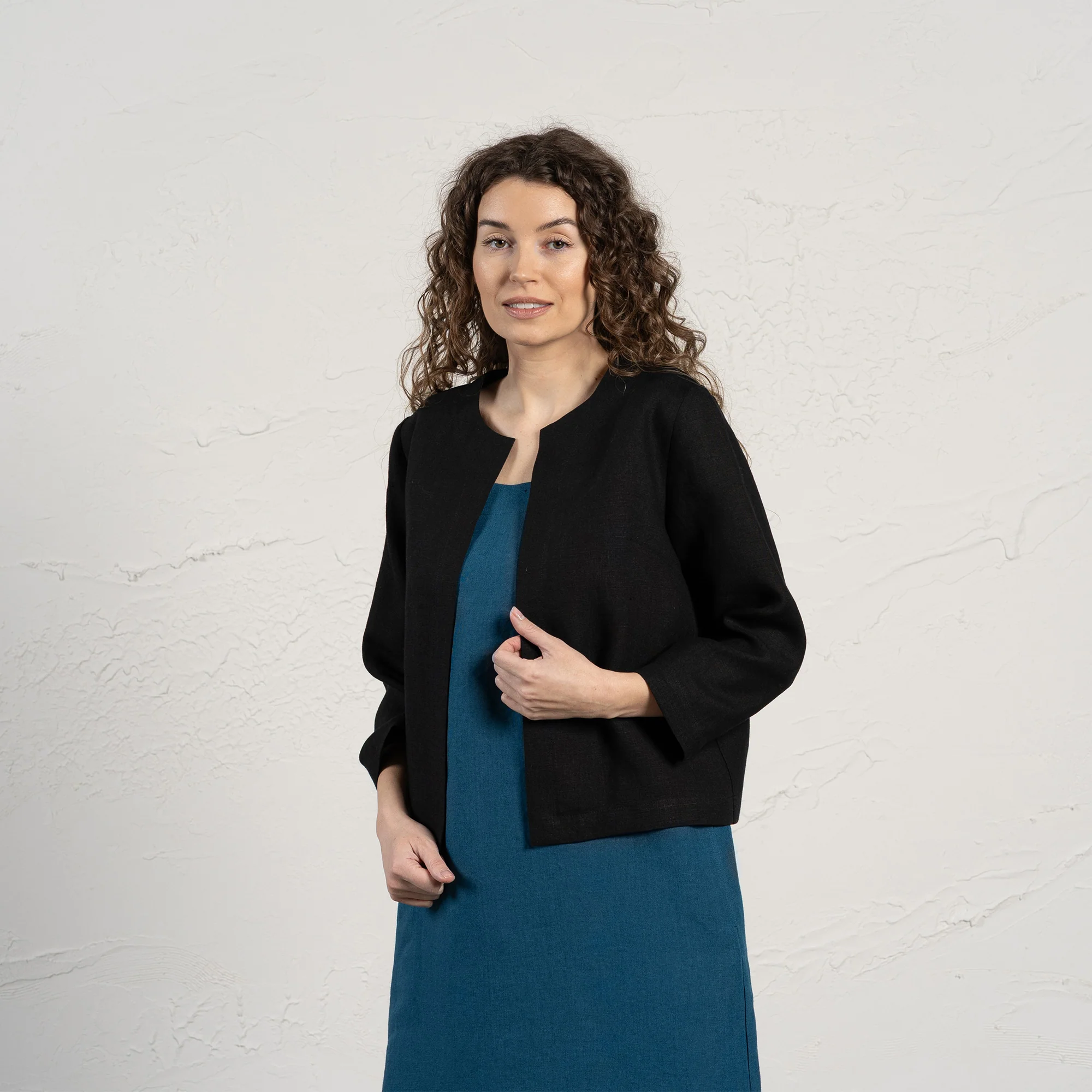 Linen Relaxed Blazer Eden - Image 7