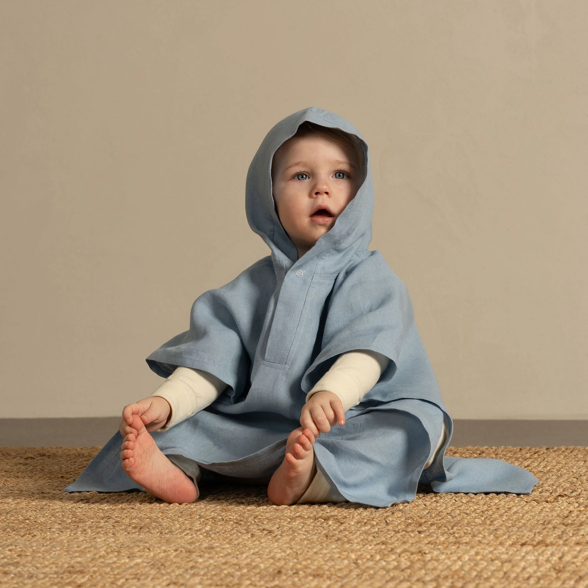 Baby Poncho with Hoodie - Image 4