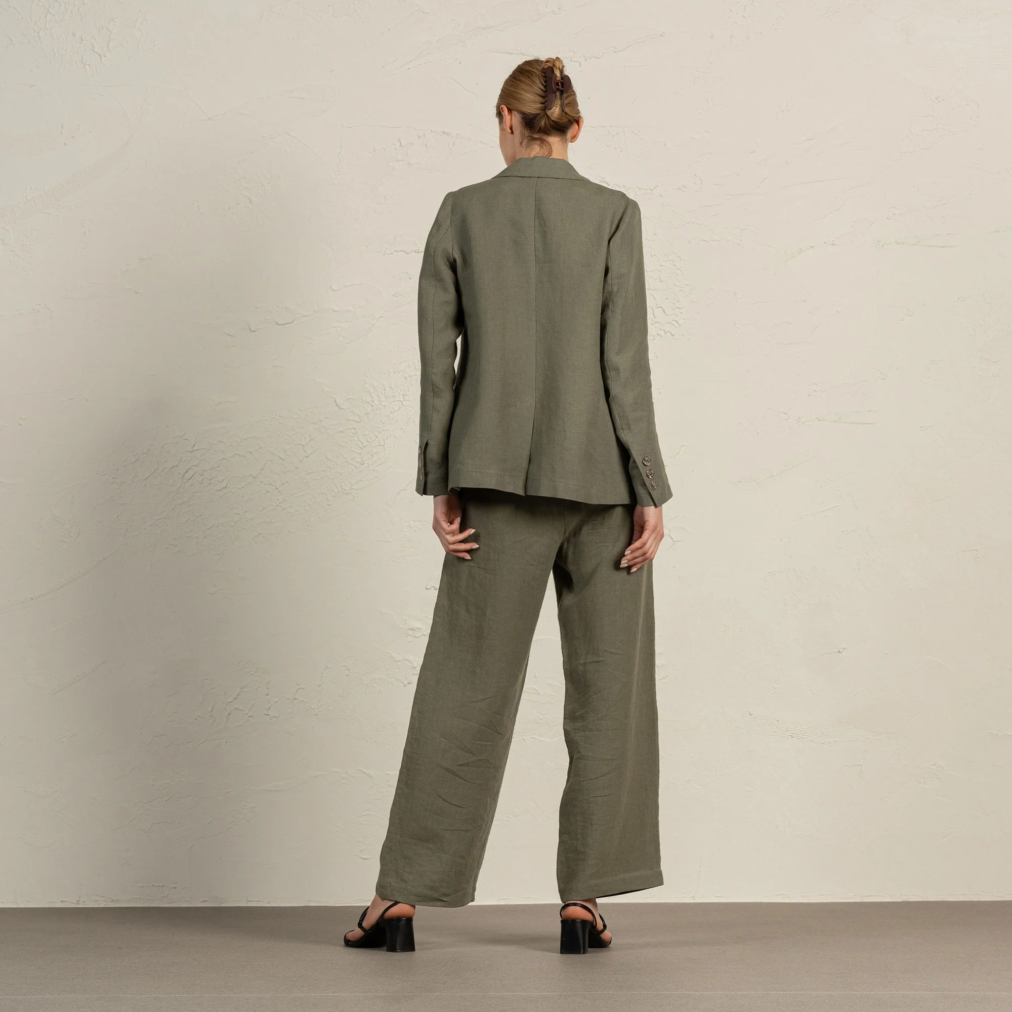 100% Linen Blazer Quin - Image 4