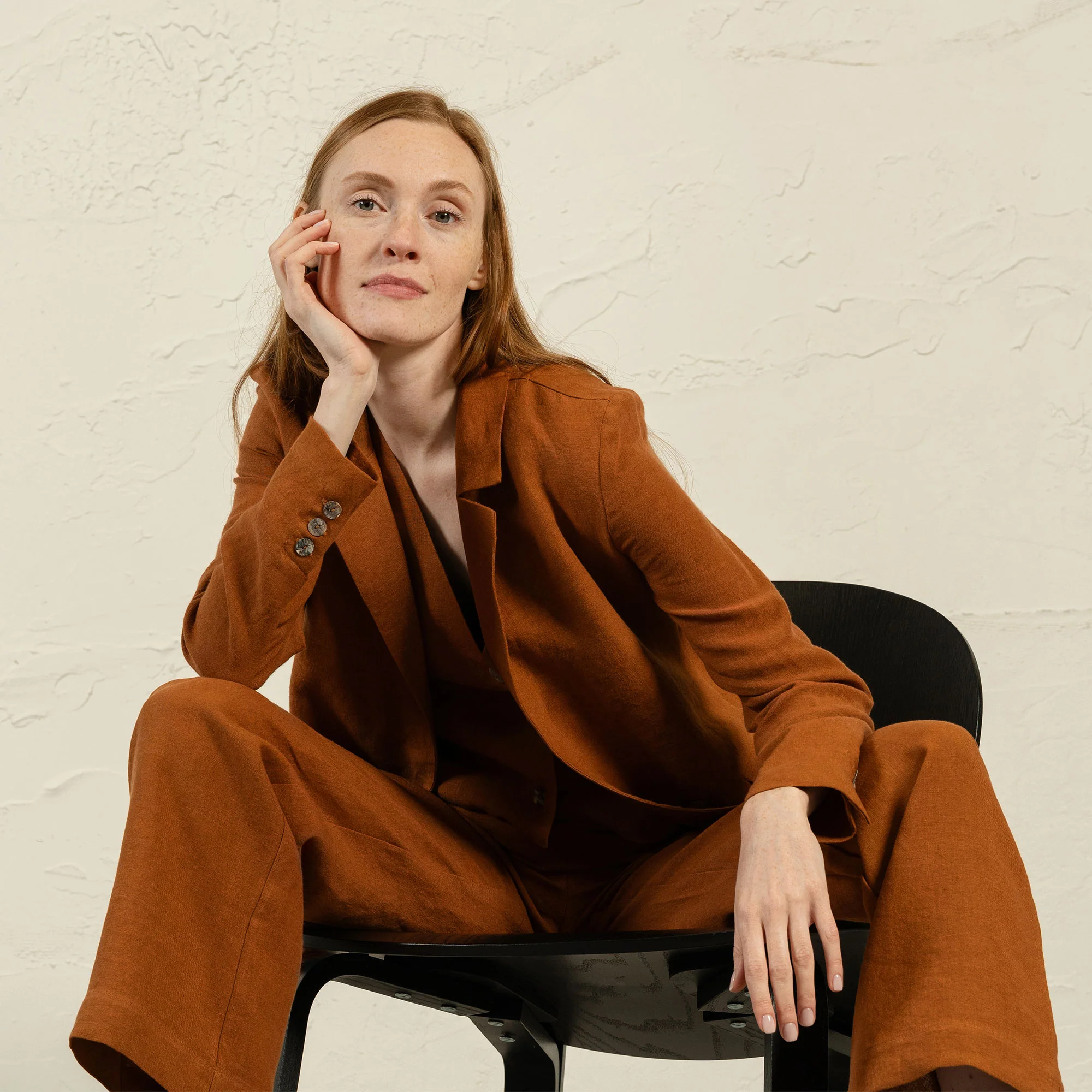 100% Linen Blazer Quin - Image 5
