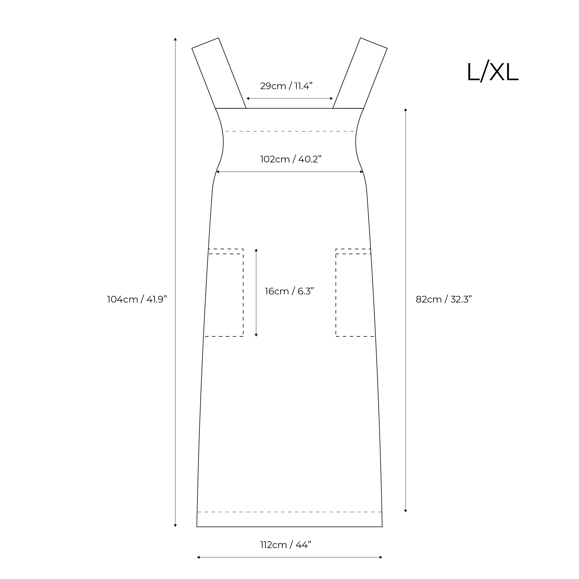 Cross-Back Japanese Apron - Image 4