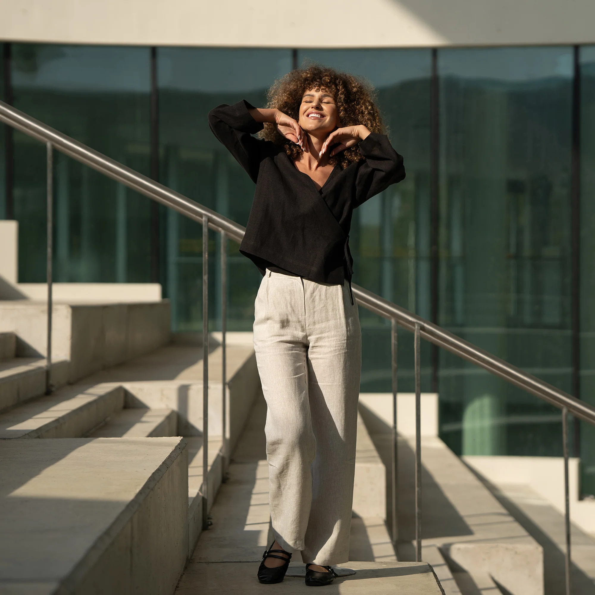 High Drape Pants Lotus - Image 4