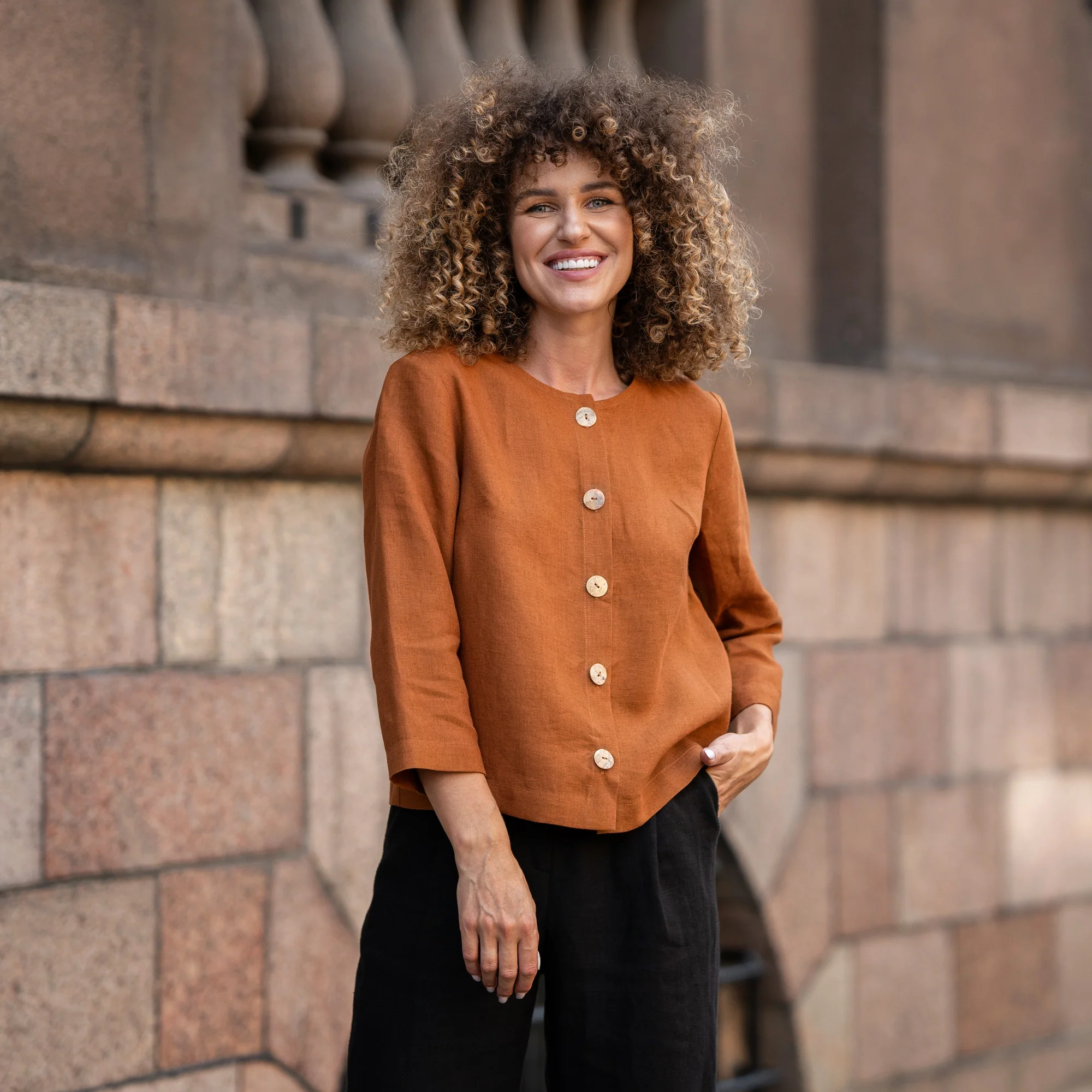 Blazer Jacket with Buttons Alice - Image 5