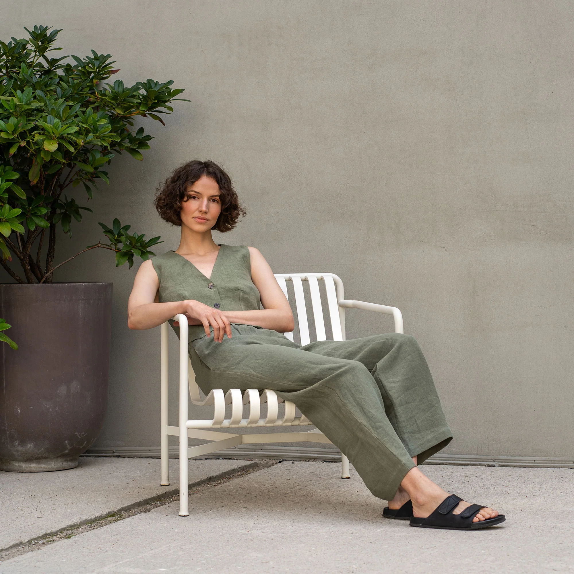 Wide Leg Pants Havana - Image 4