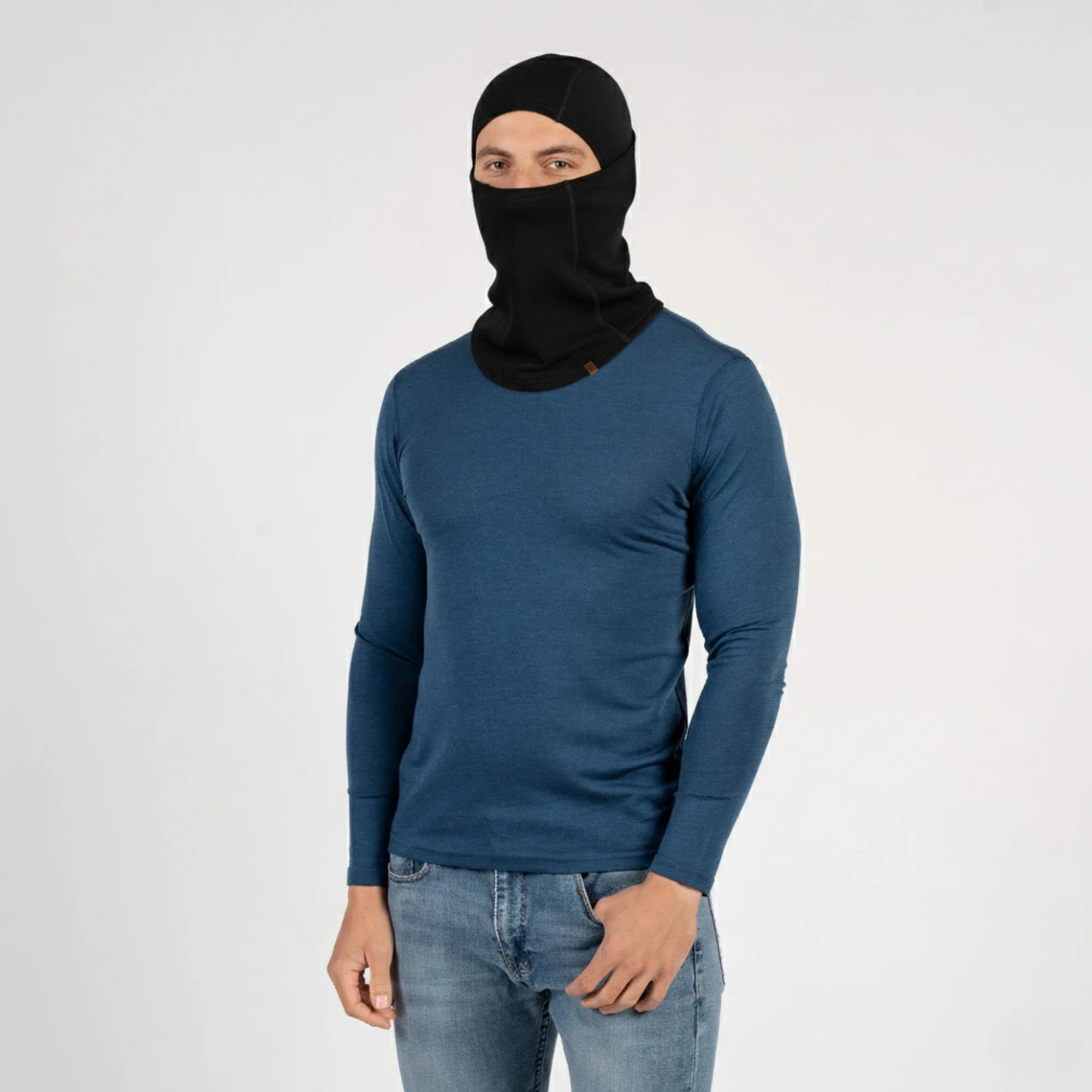 Men's 100% Merino Wool Face Cover Balaclava - Image 7