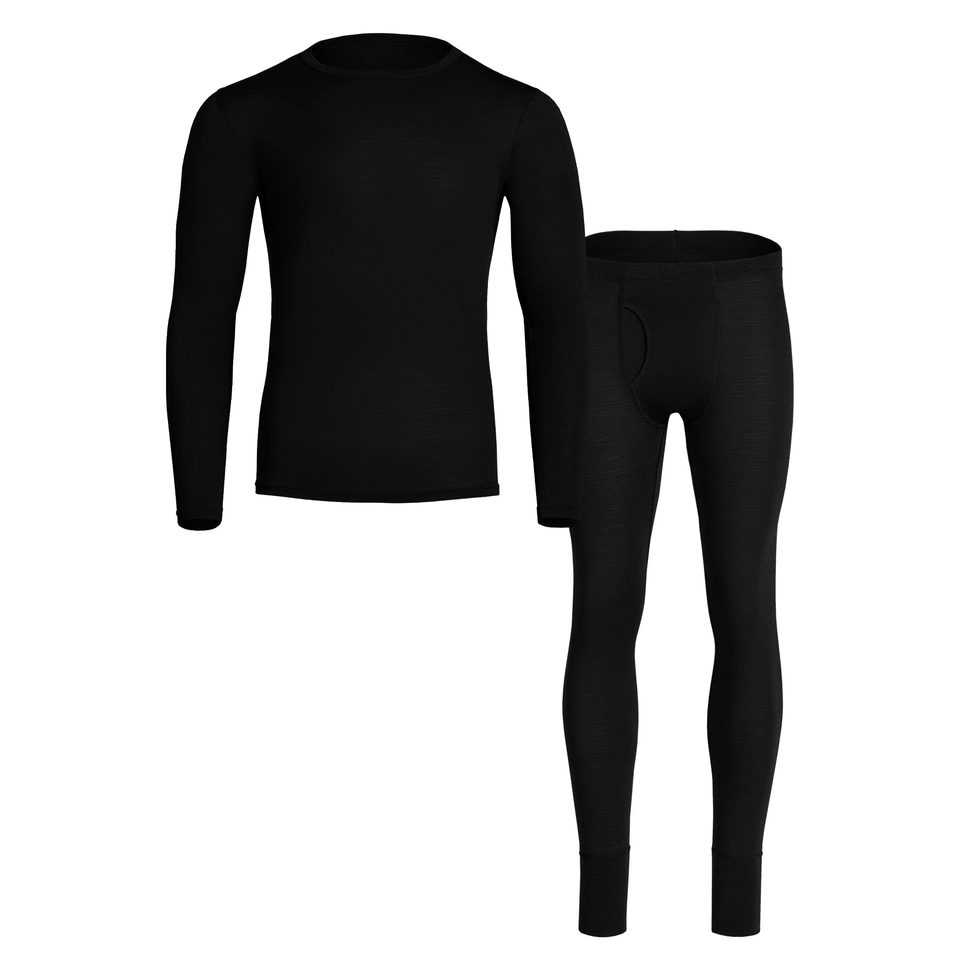 Men's 160 Thermal Set Black - Image 3