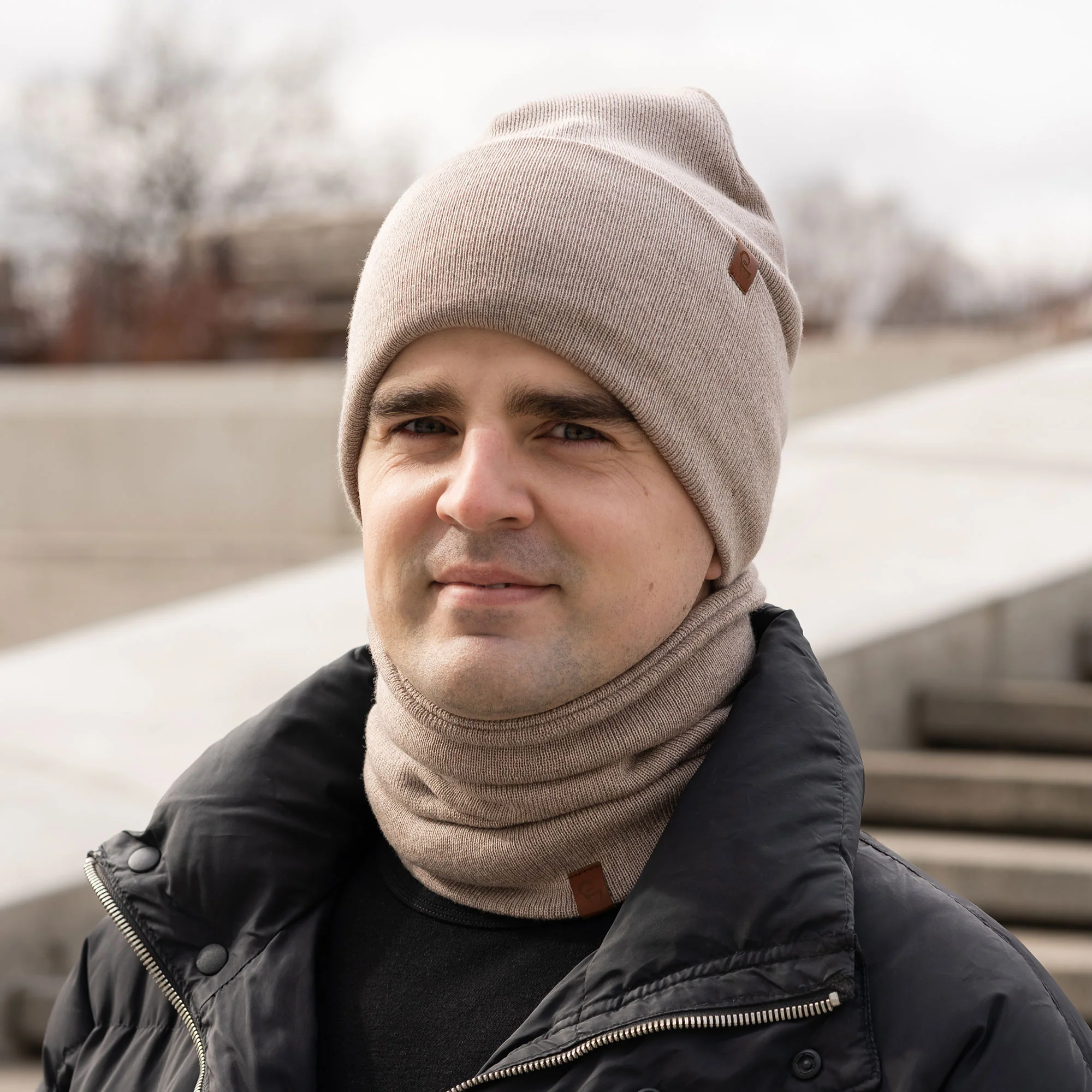 Men's Knit Beanie Merino - Image 5