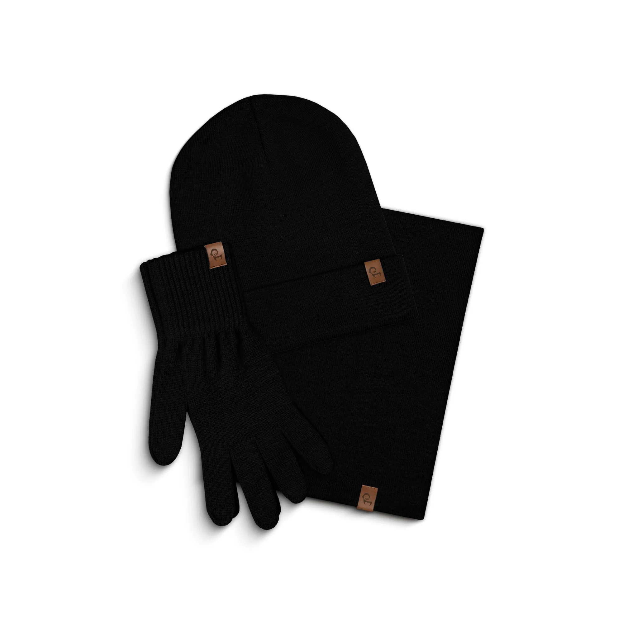 Men's Knit Beanie, Gaiter & Gloves 3-Piece - Image 5
