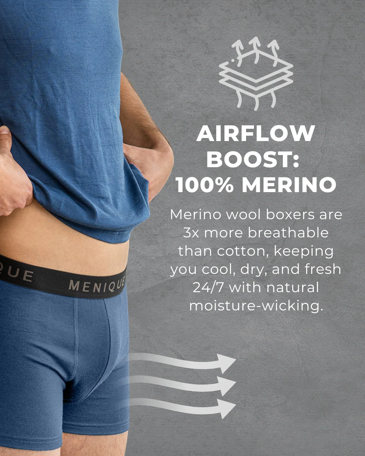 Men's Merino Short Boxer Briefs - Image 10
