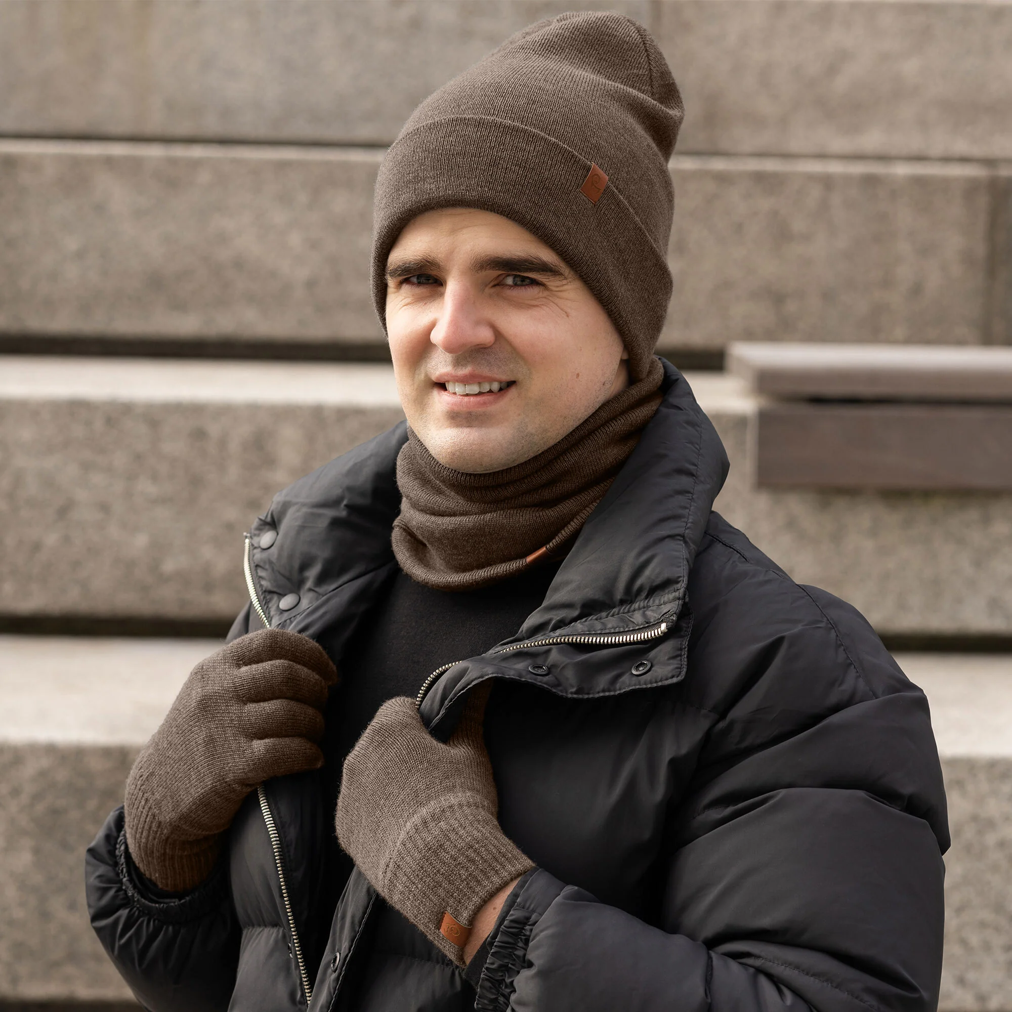 Men's Knit Neck Gaiter Merino - Image 14