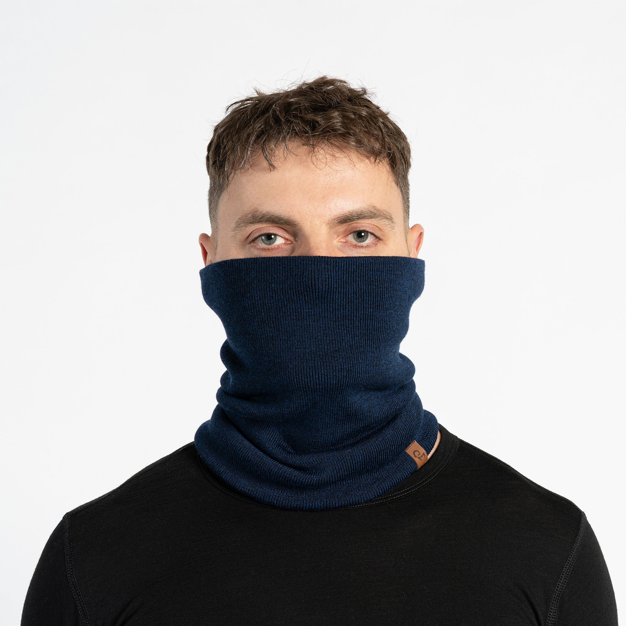 Men's Knit Neck Gaiter Merino - Image 3
