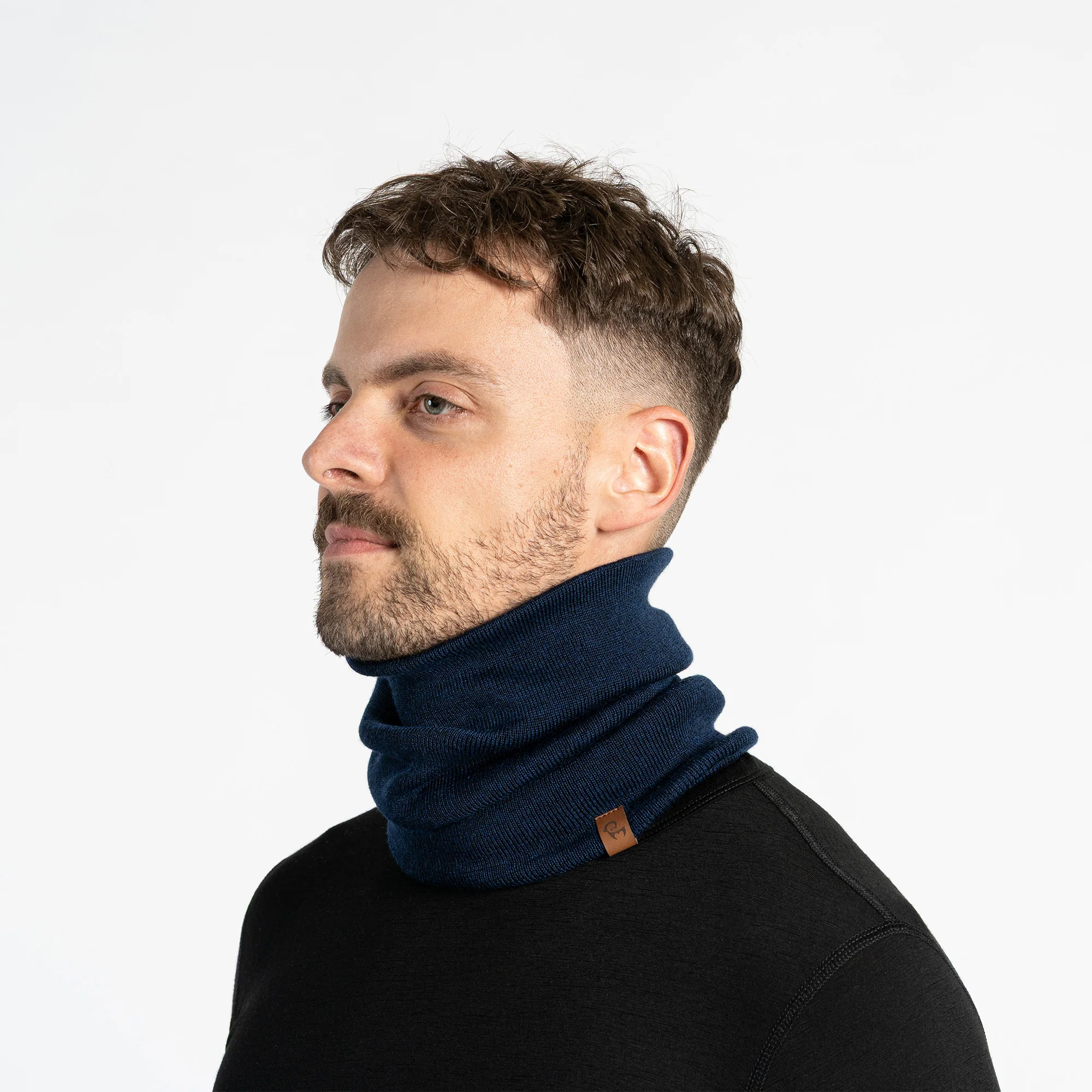 Men's Knit Neck Gaiter Merino - Image 4