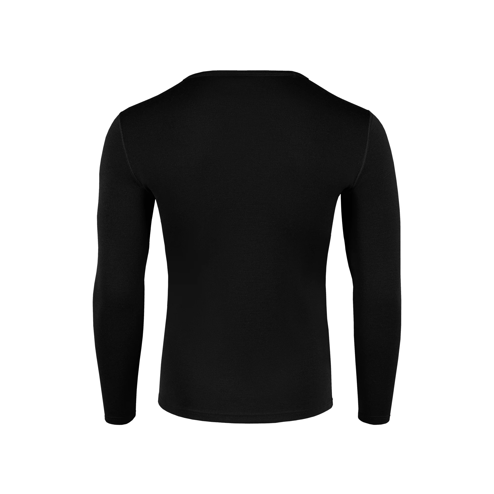 Men's 250 Thermal Long Sleeve Crew Black - Image 4