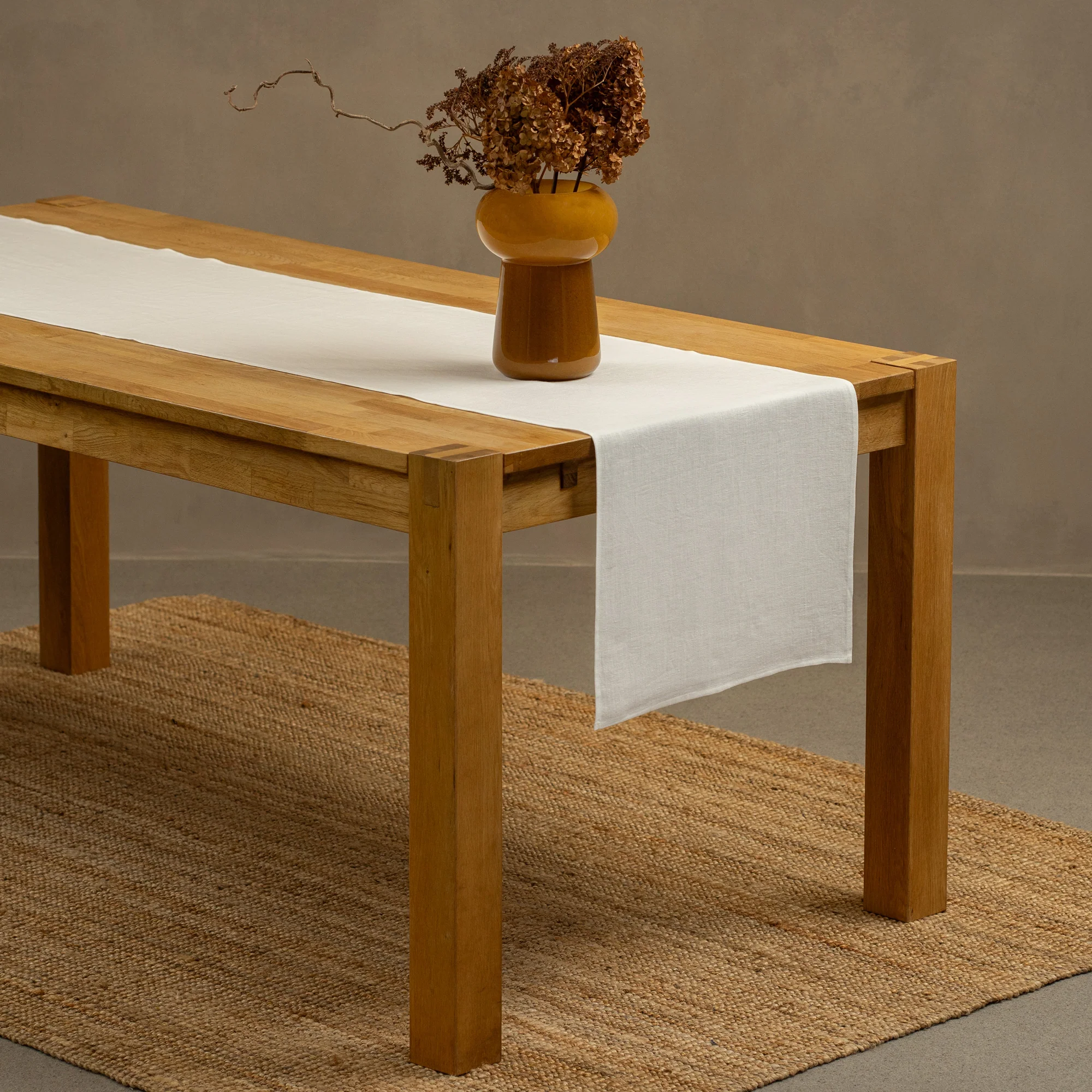 Natural 100% Linen Table Runner - Image 15