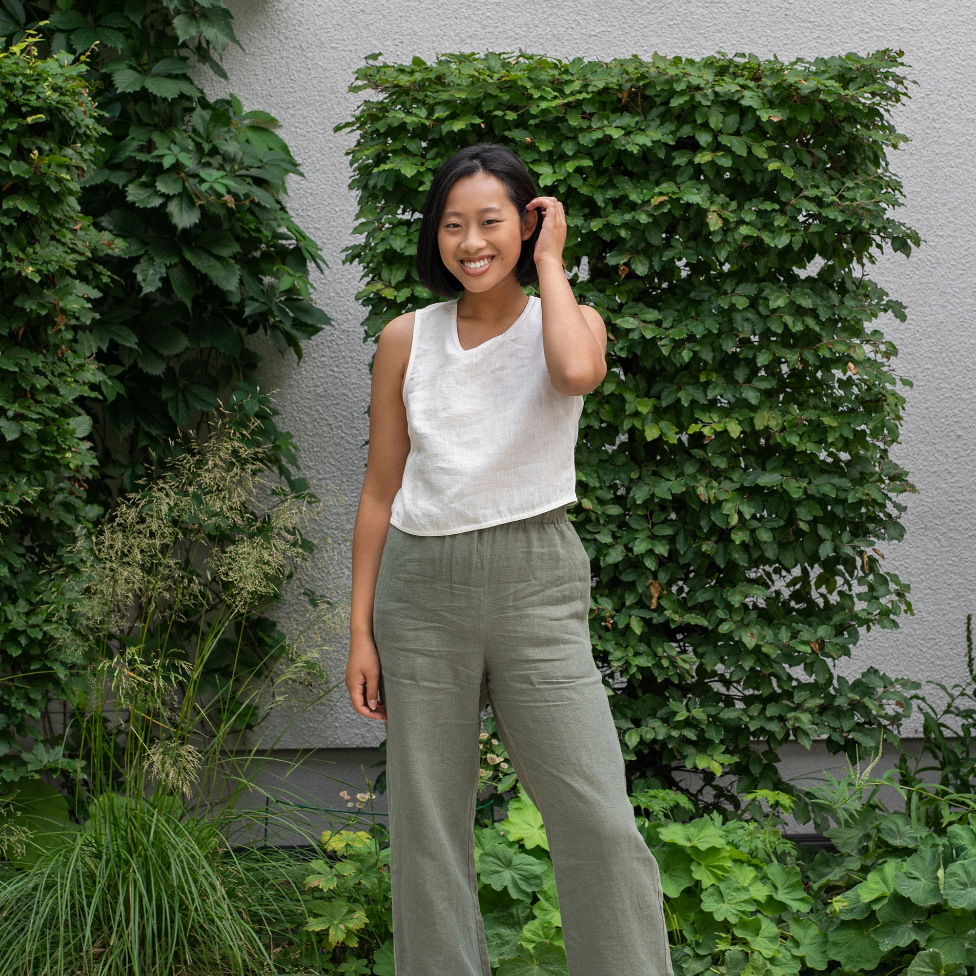 Pinafore Open Back Crop Top Serena - Image 3