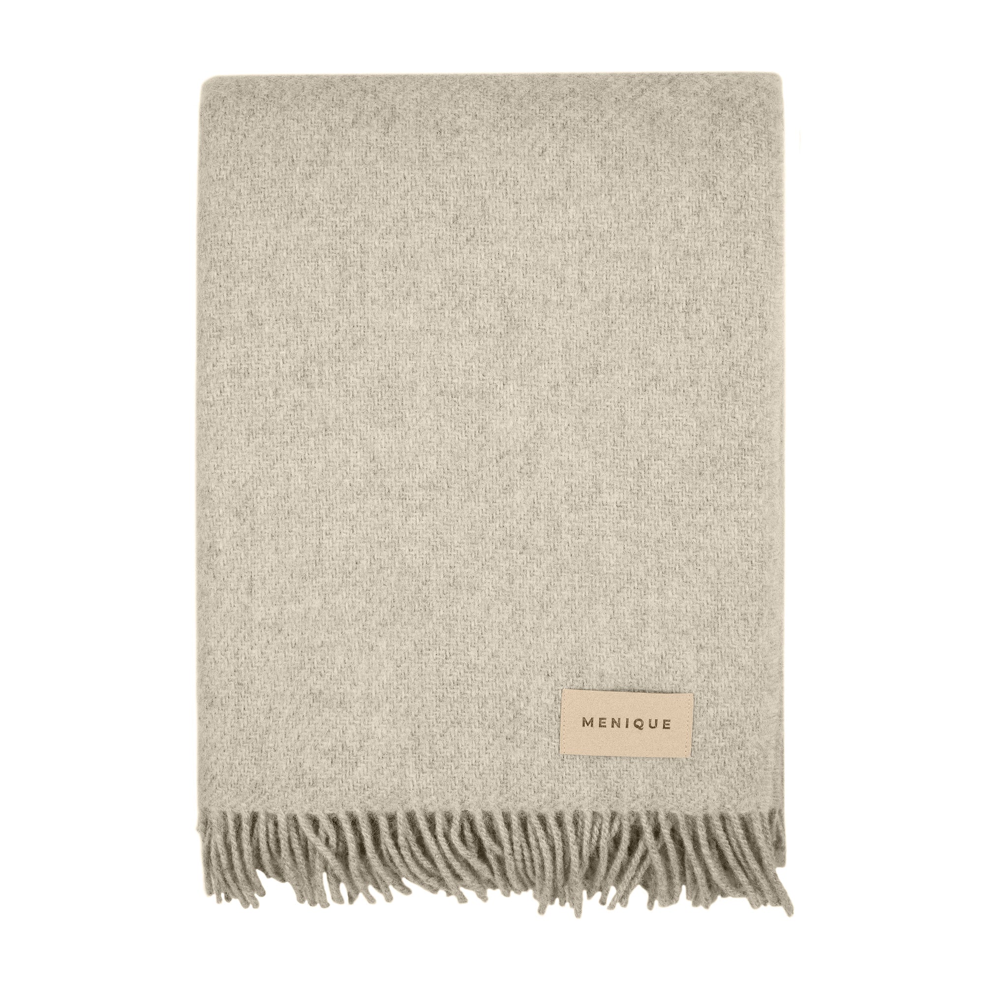 Natural Wool Blanket Throw Milan - Image 6